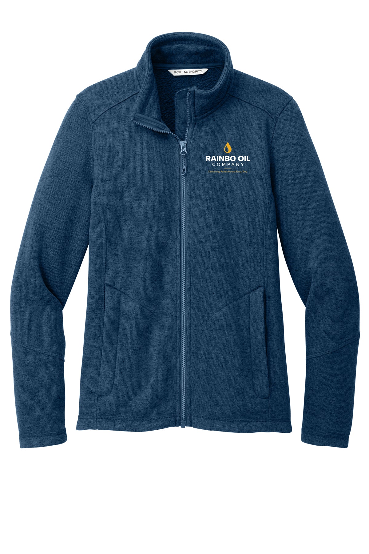 L428- RAINBO OIL Port Authority® Ladies Arc Sweater Fleece Jacket