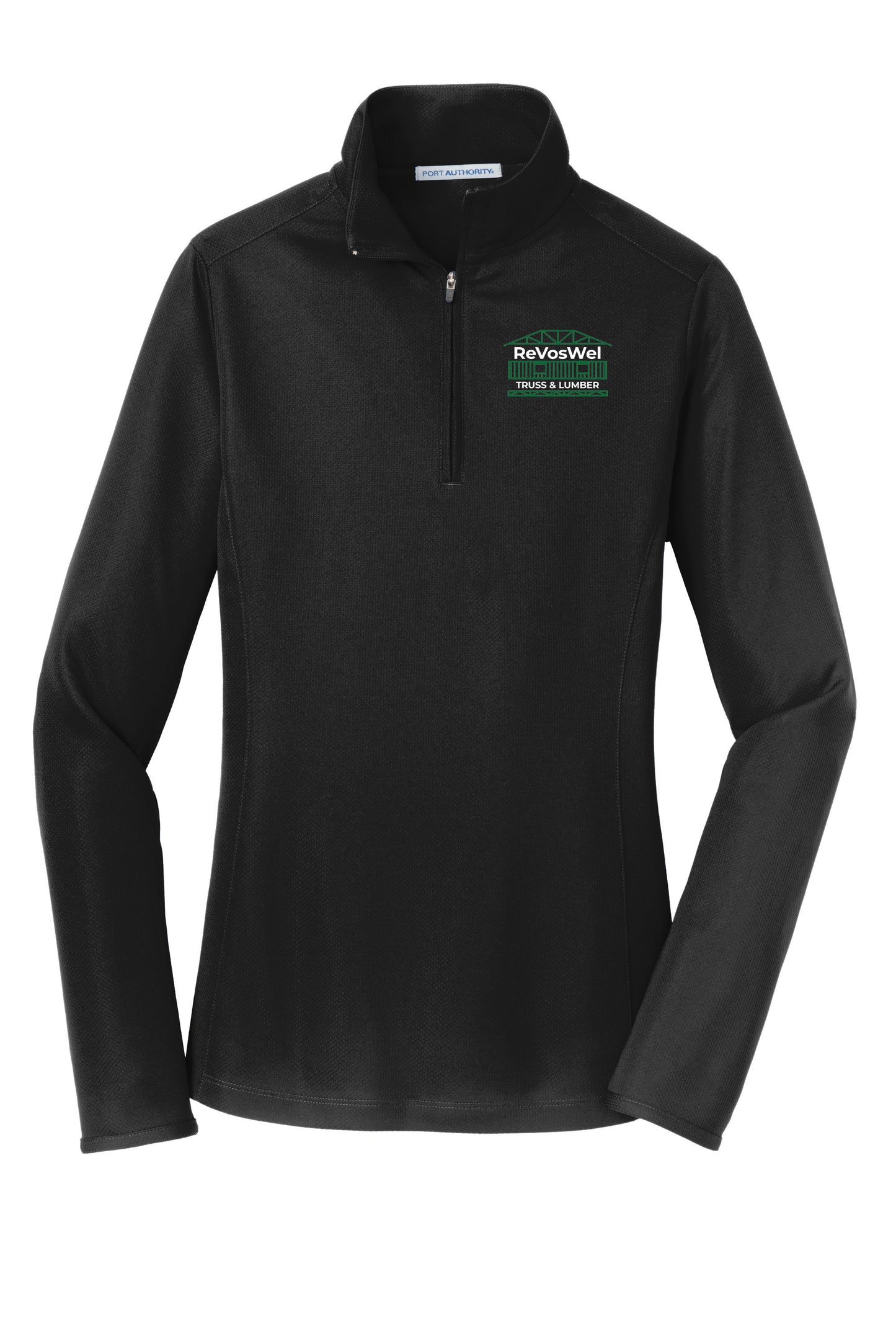 L806- REVOSWEL Port Authority® Women's Pinpoint Mesh 1/2-Zip