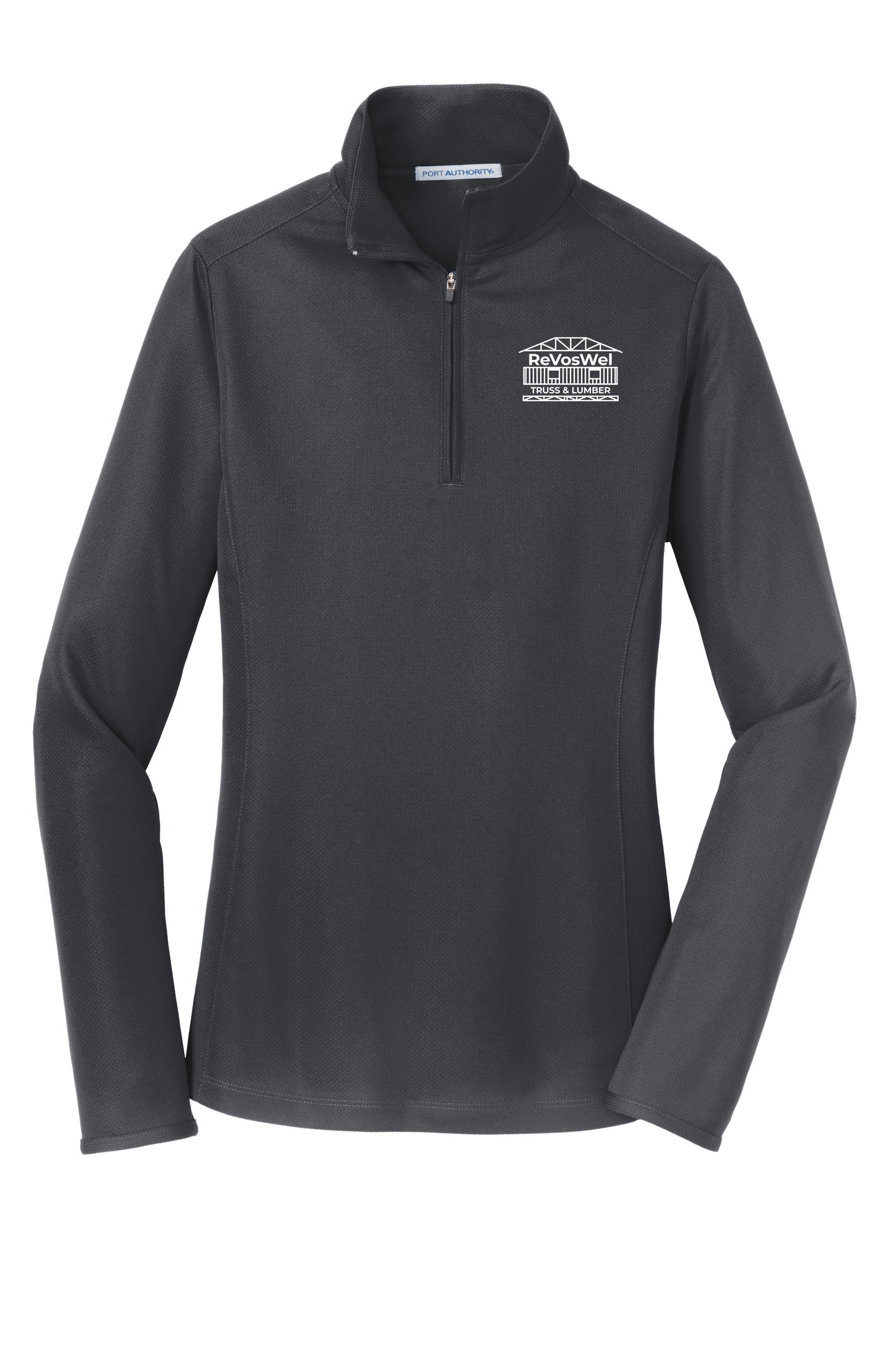 L806- REVOSWEL Port Authority® Women's Pinpoint Mesh 1/2-Zip