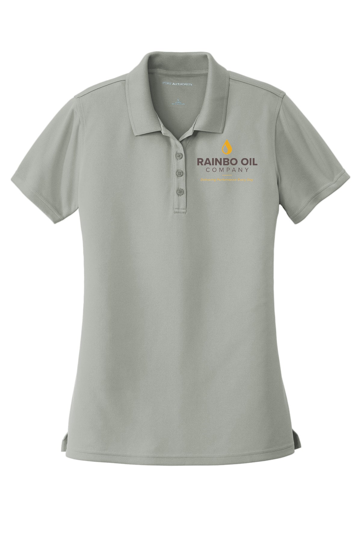 LK110- RAINBO OIL Port Authority® Ladies Dry Zone® UV Micro-Mesh Polo