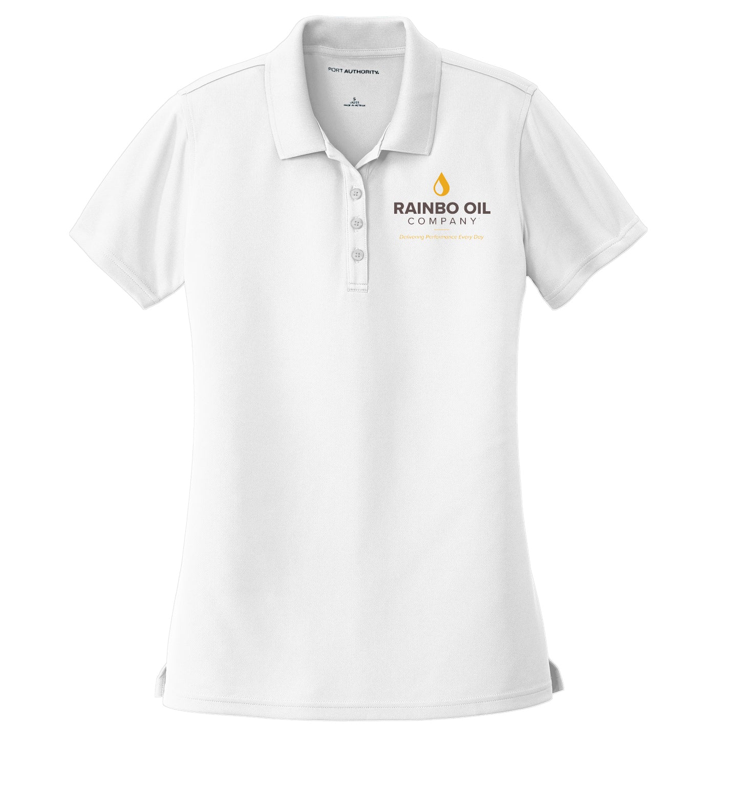 LK110- RAINBO OIL Port Authority® Ladies Dry Zone® UV Micro-Mesh Polo