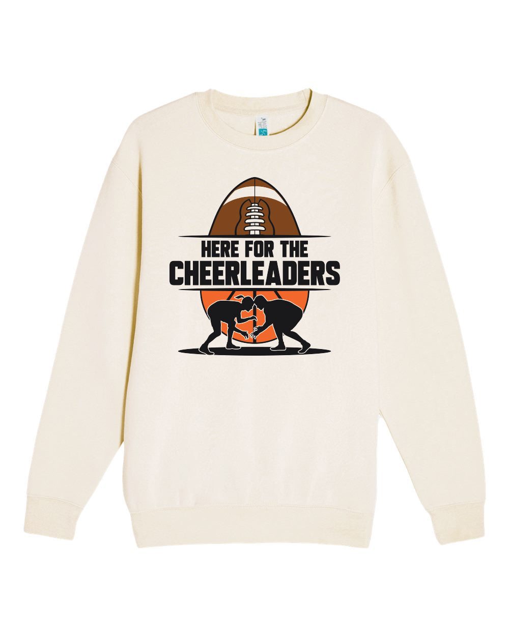 LS14004- HEMPSTEAD CHEER HFTC Unisex Premium Crewneck Sweatshirt