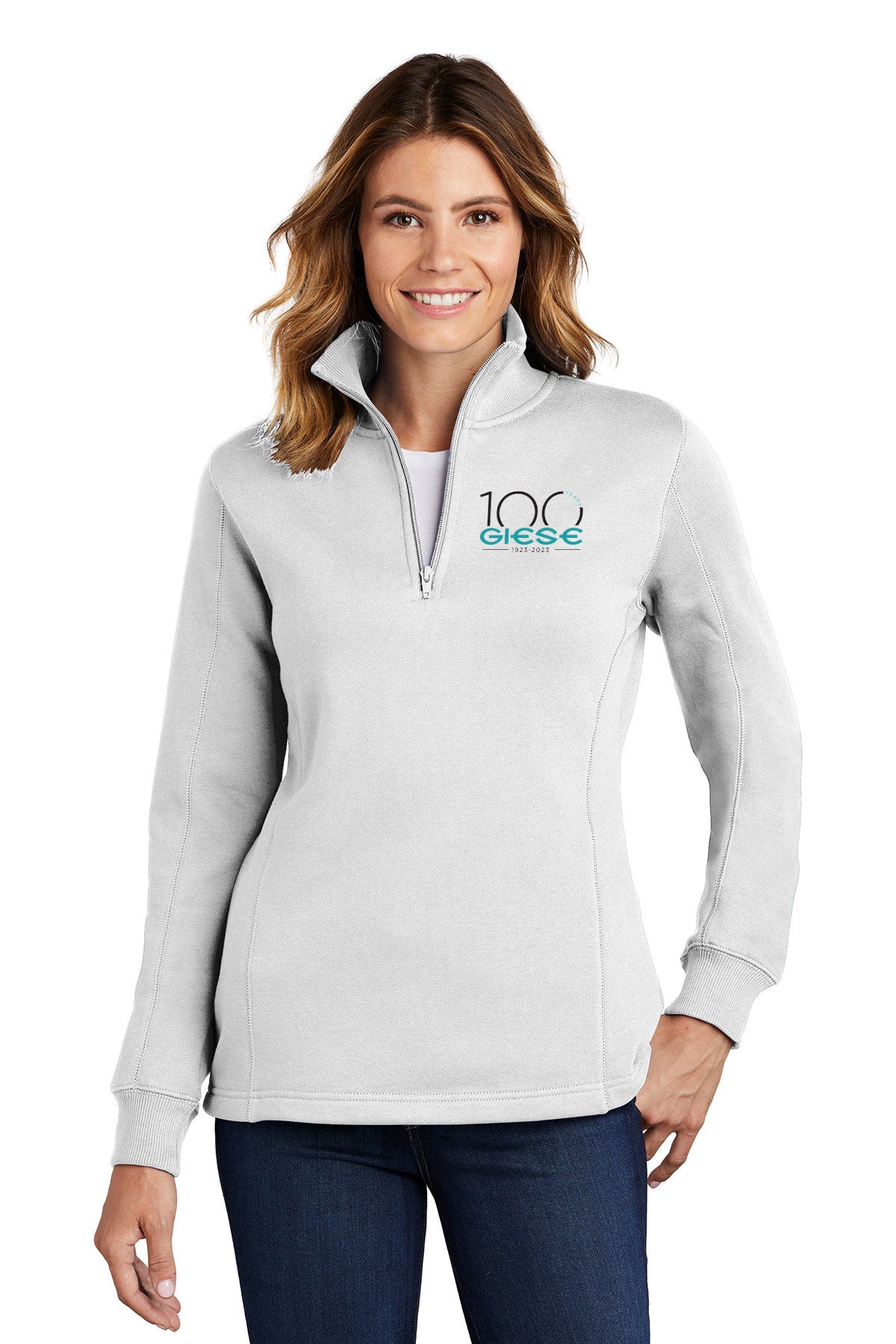 LST253- GIESE Sport-Tek® Ladies 1/4-Zip Sweatshirt