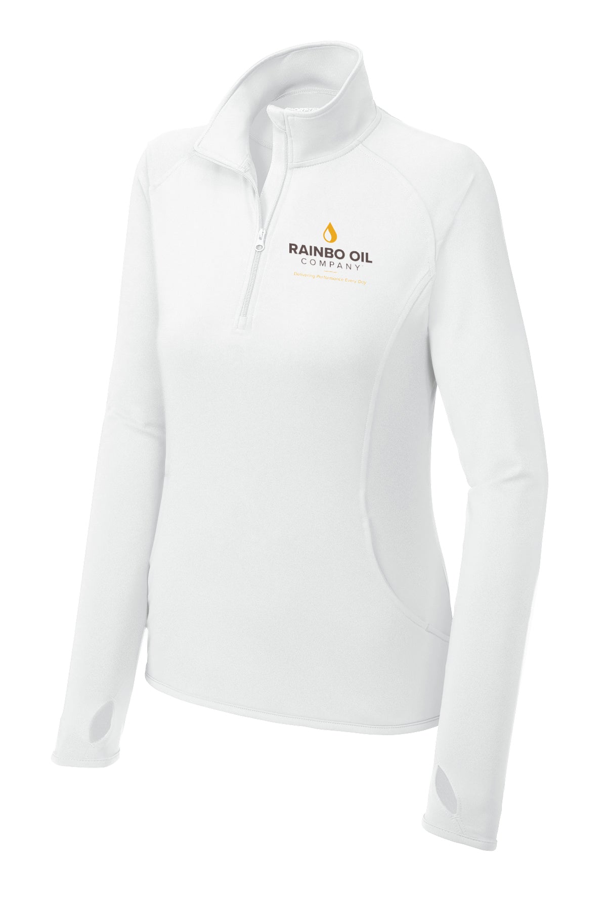 LST850- RAINBO OIL Sport-Tek® Ladies Sport-Wick® Stretch 1/4-Zip Pullover