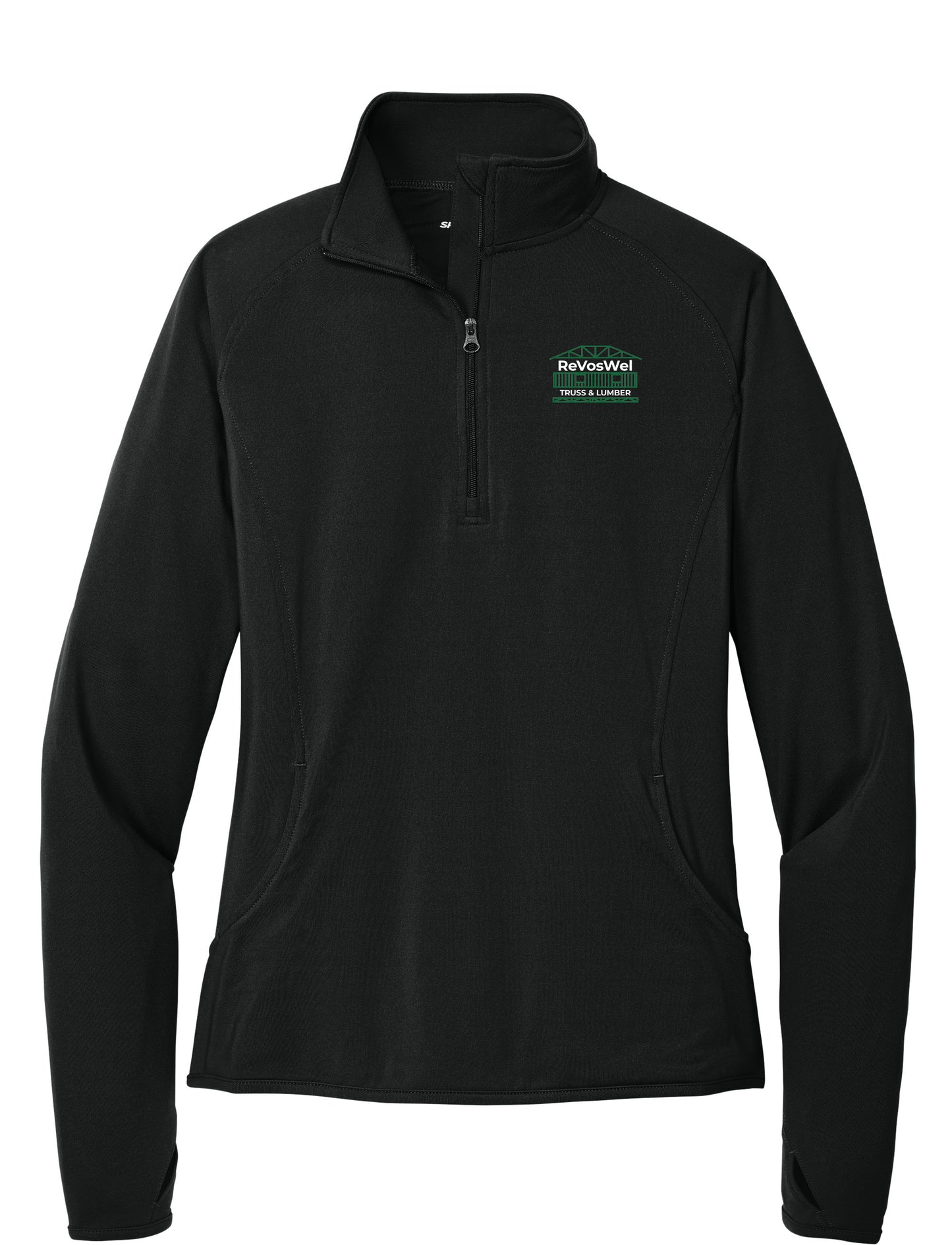 LST850- REVOSWEL Sport-Tek® Women's Sport-Wick® Stretch 1/4-Zip Pullover