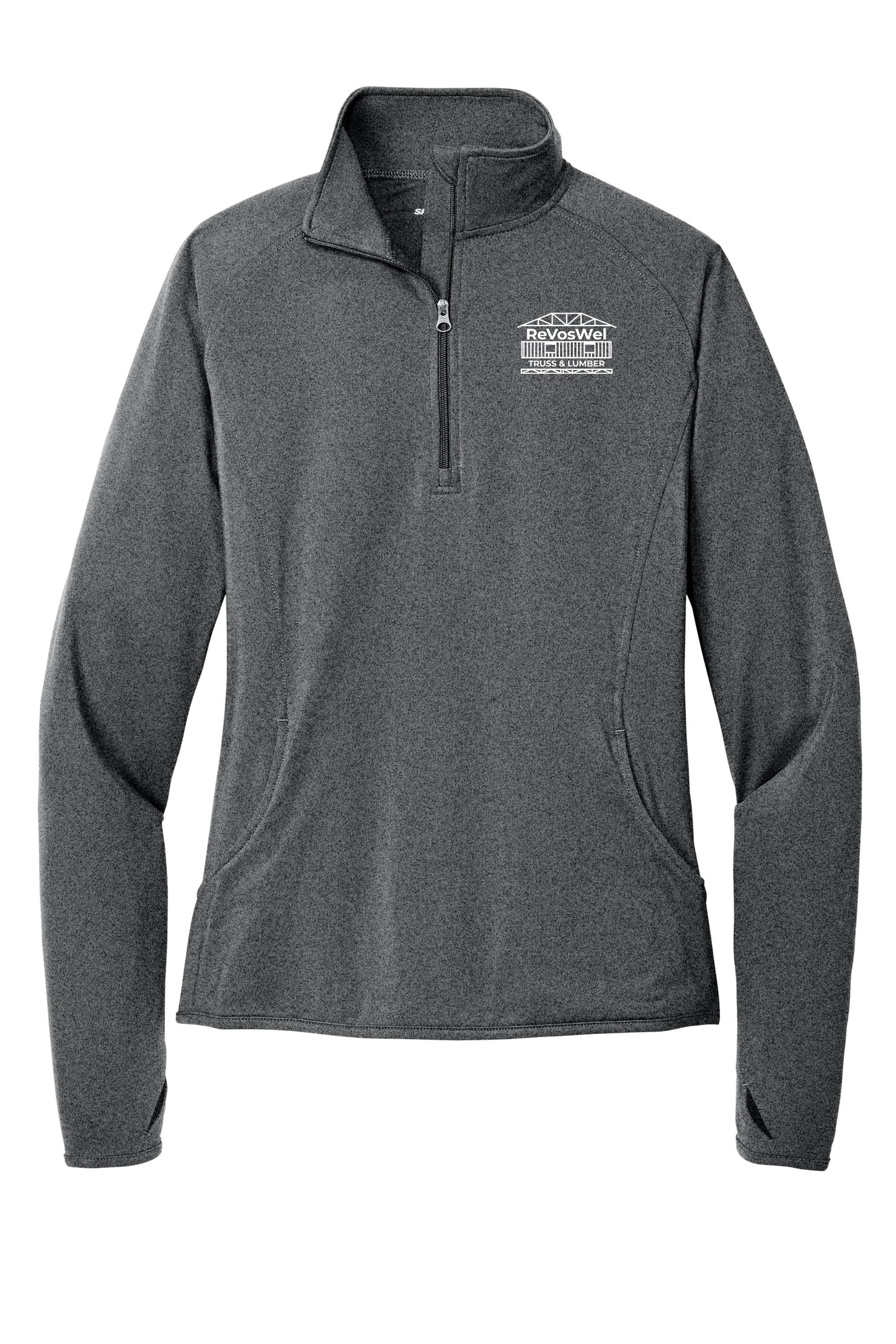 LST850- REVOSWEL Sport-Tek® Women's Sport-Wick® Stretch 1/4-Zip Pullover