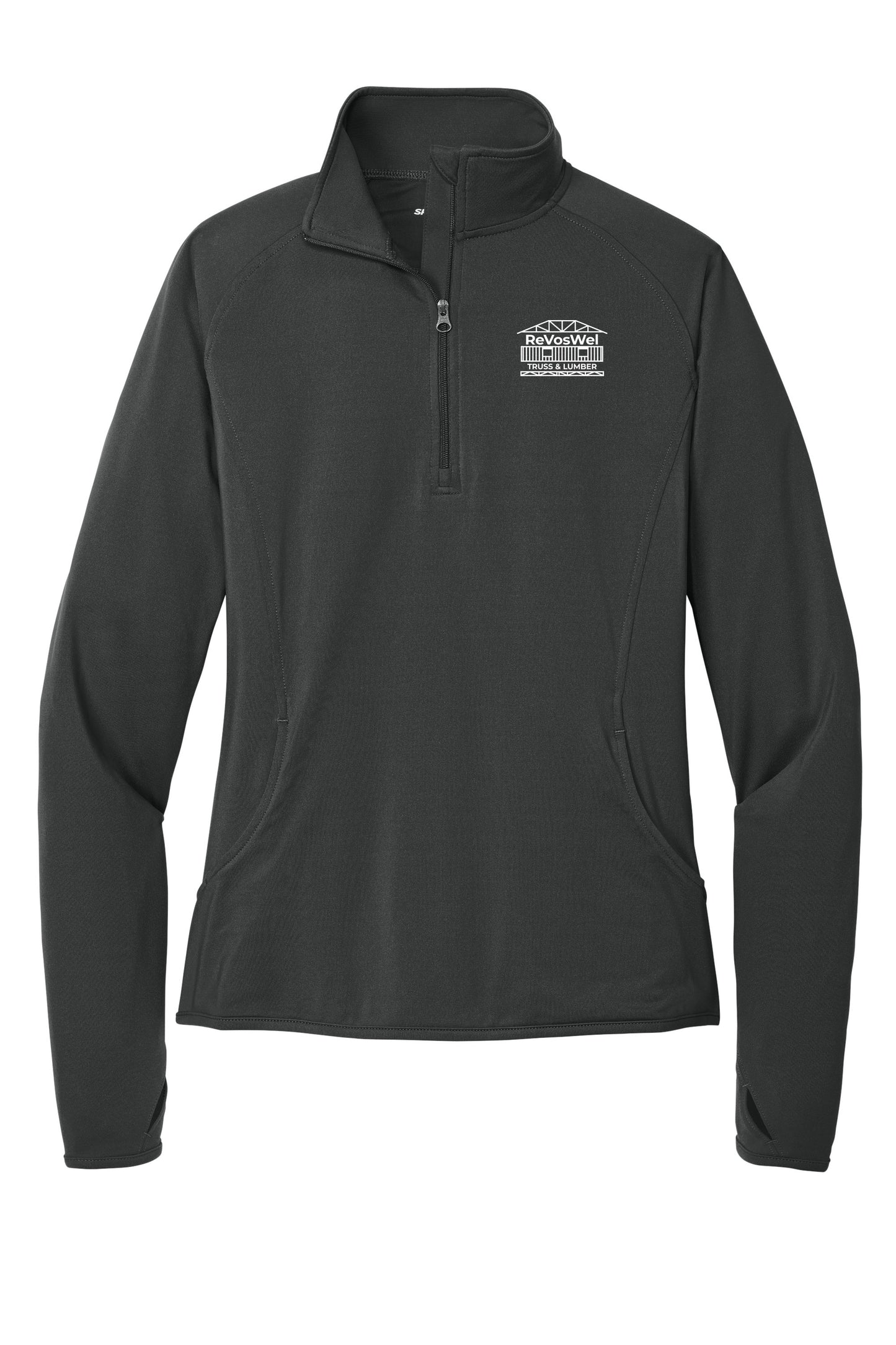 LST850- REVOSWEL Sport-Tek® Women's Sport-Wick® Stretch 1/4-Zip Pullover