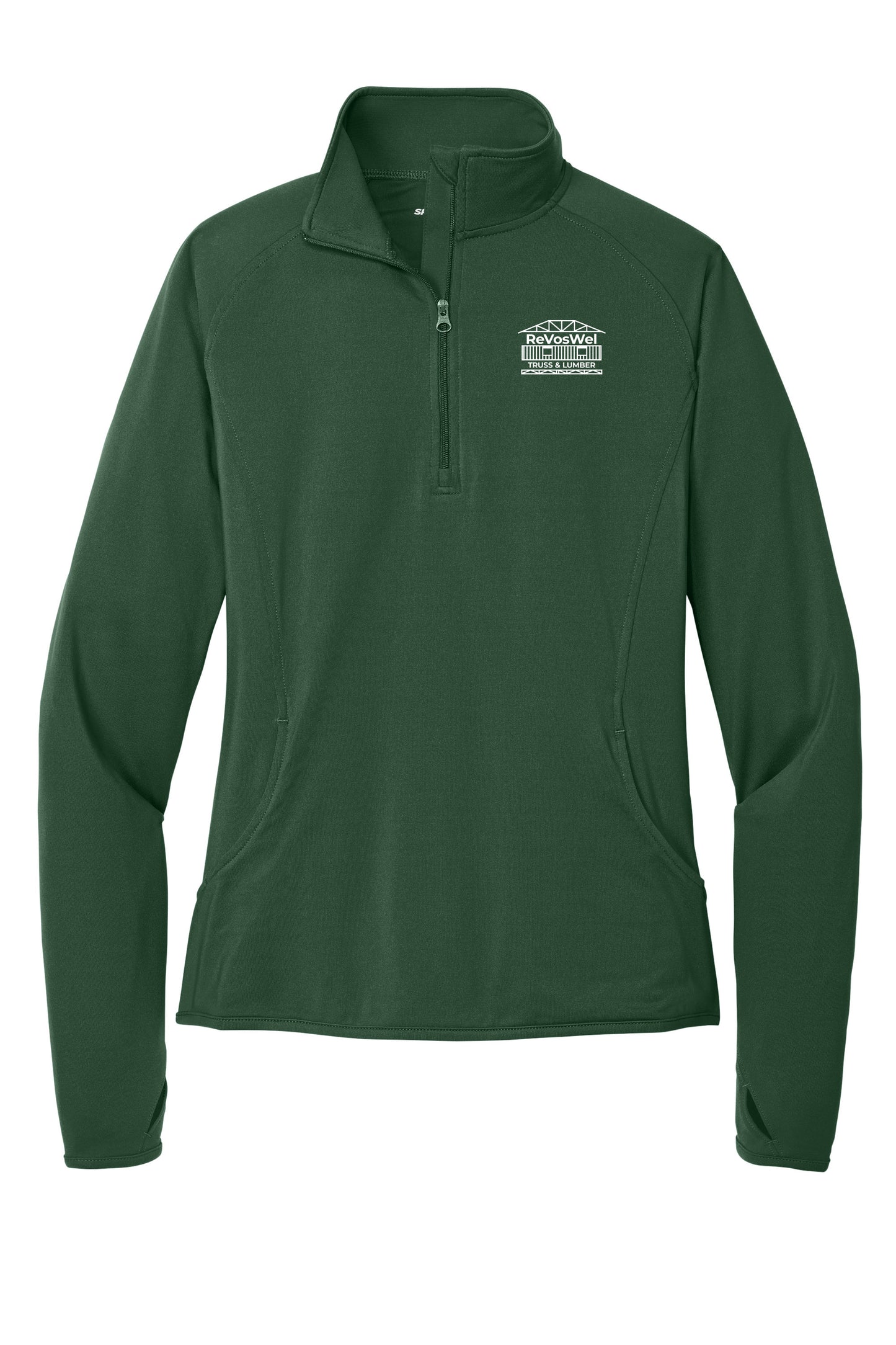 LST850- REVOSWEL Sport-Tek® Women's Sport-Wick® Stretch 1/4-Zip Pullover