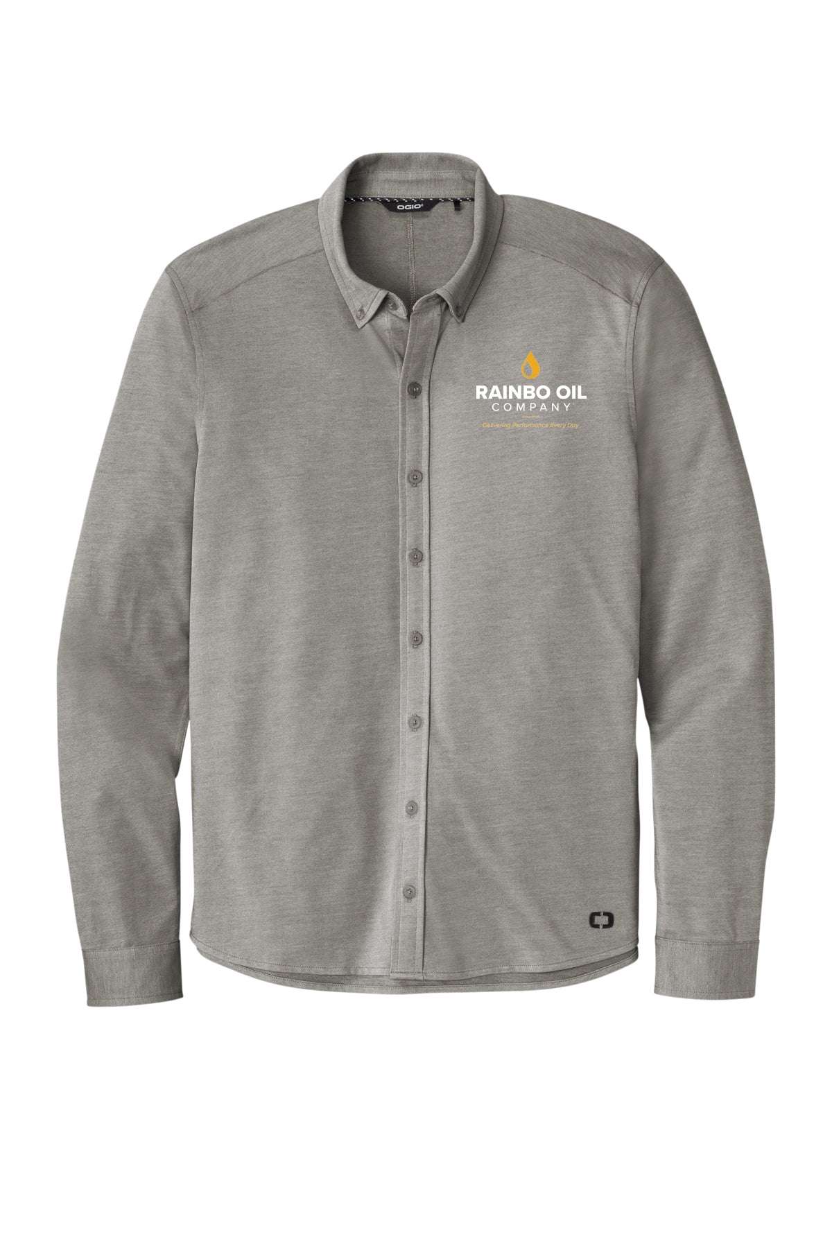 OG145- RAINBO OIL OGIO ® Code Stretch Long Sleeve Button-Up
