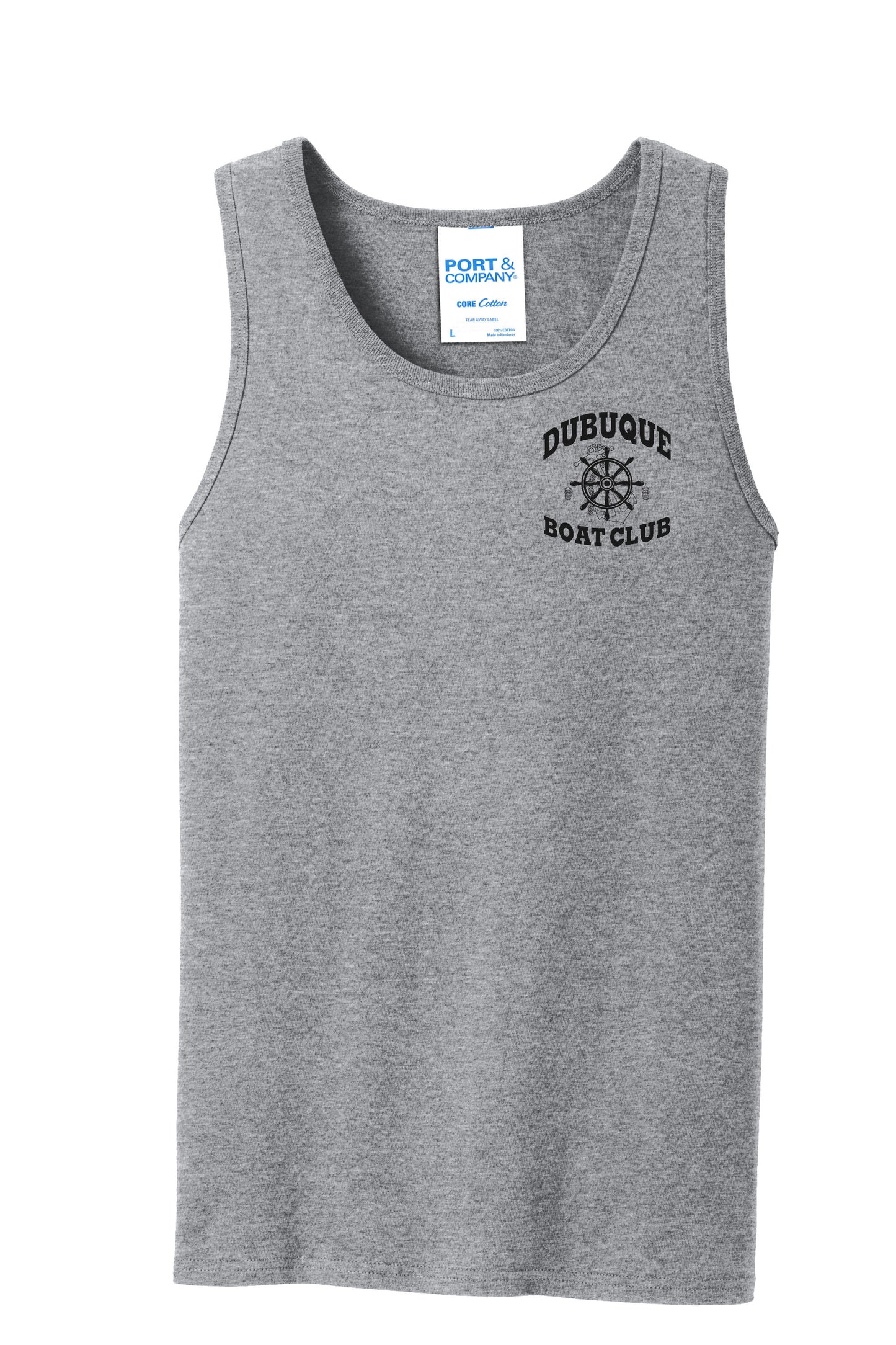 PC54TT- DBQ BOAT CLUB Port & Company® Core Cotton Tank Top