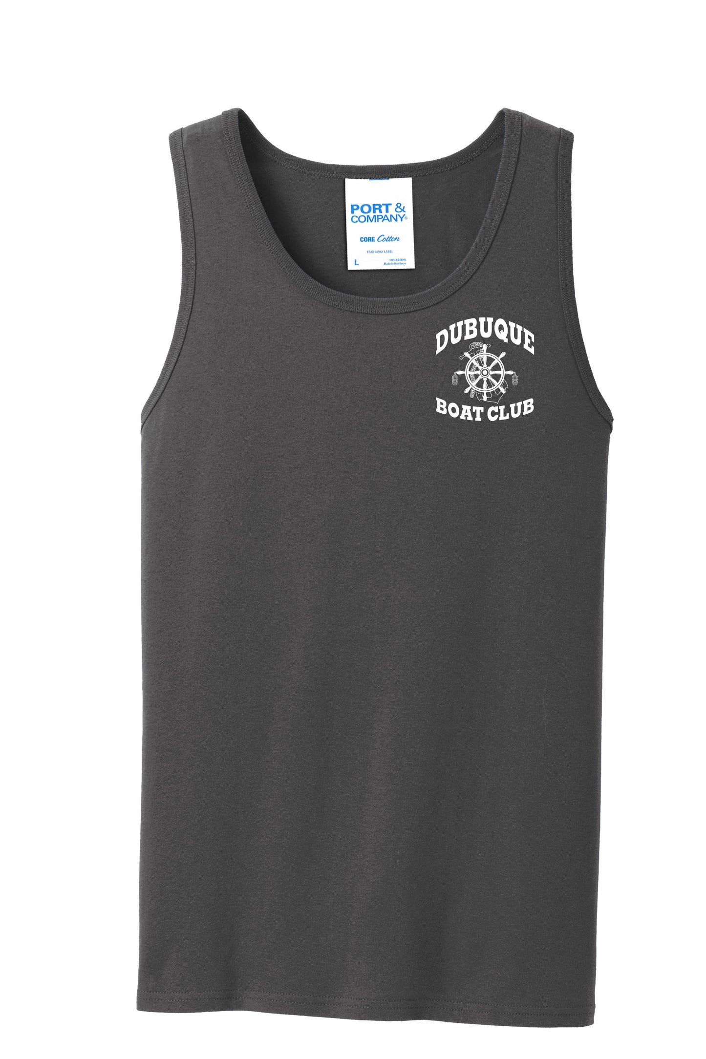 PC54TT- DBQ BOAT CLUB Port & Company® Core Cotton Tank Top