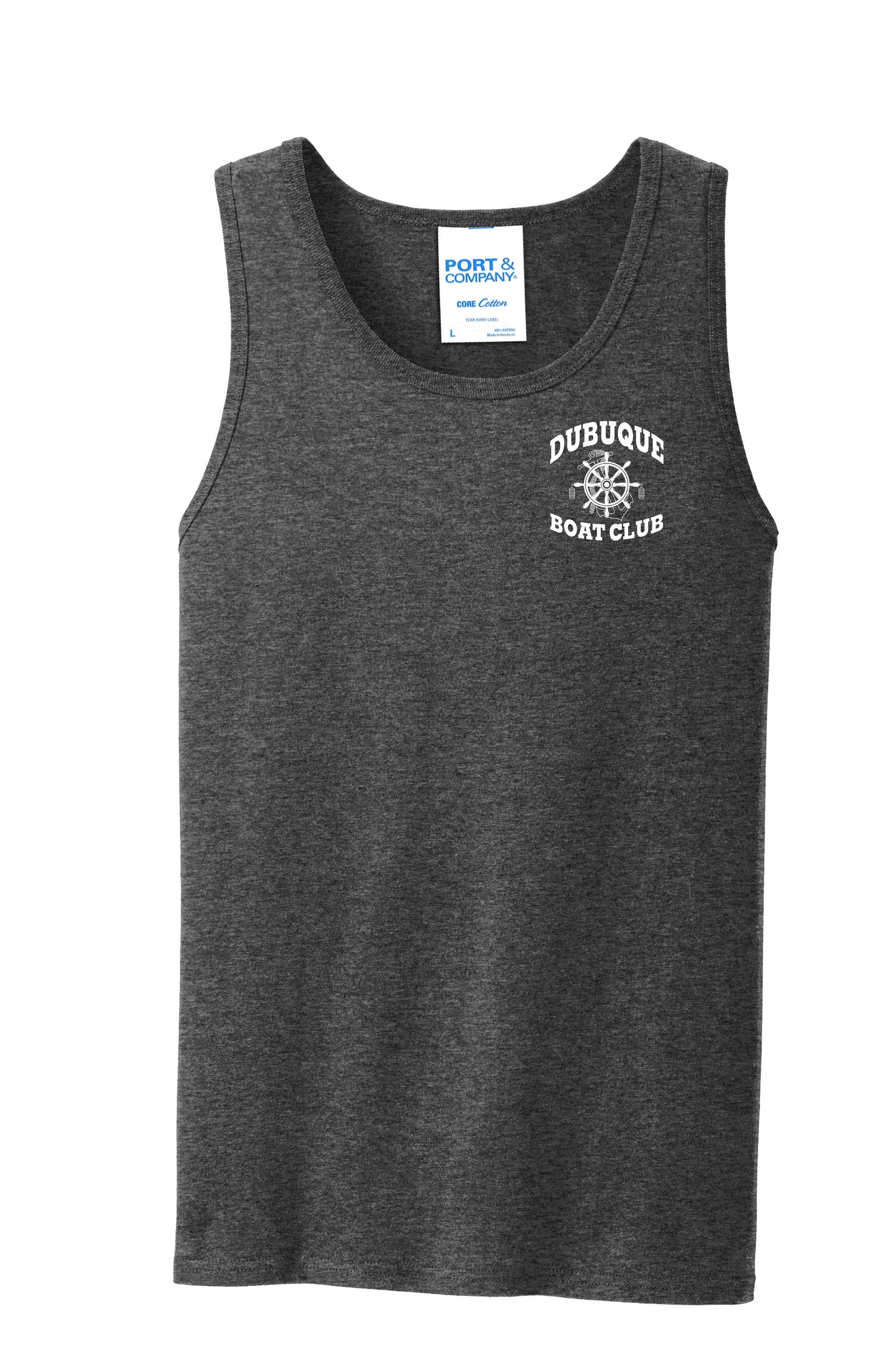 PC54TT- DBQ BOAT CLUB Port & Company® Core Cotton Tank Top