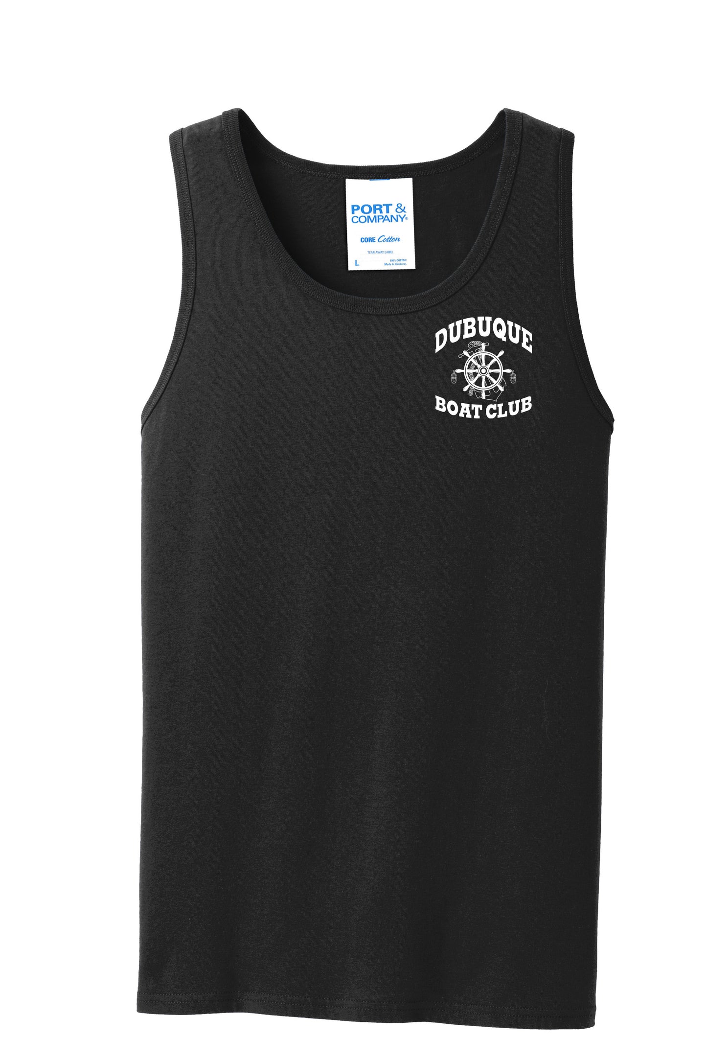 PC54TT- DBQ BOAT CLUB Port & Company® Core Cotton Tank Top