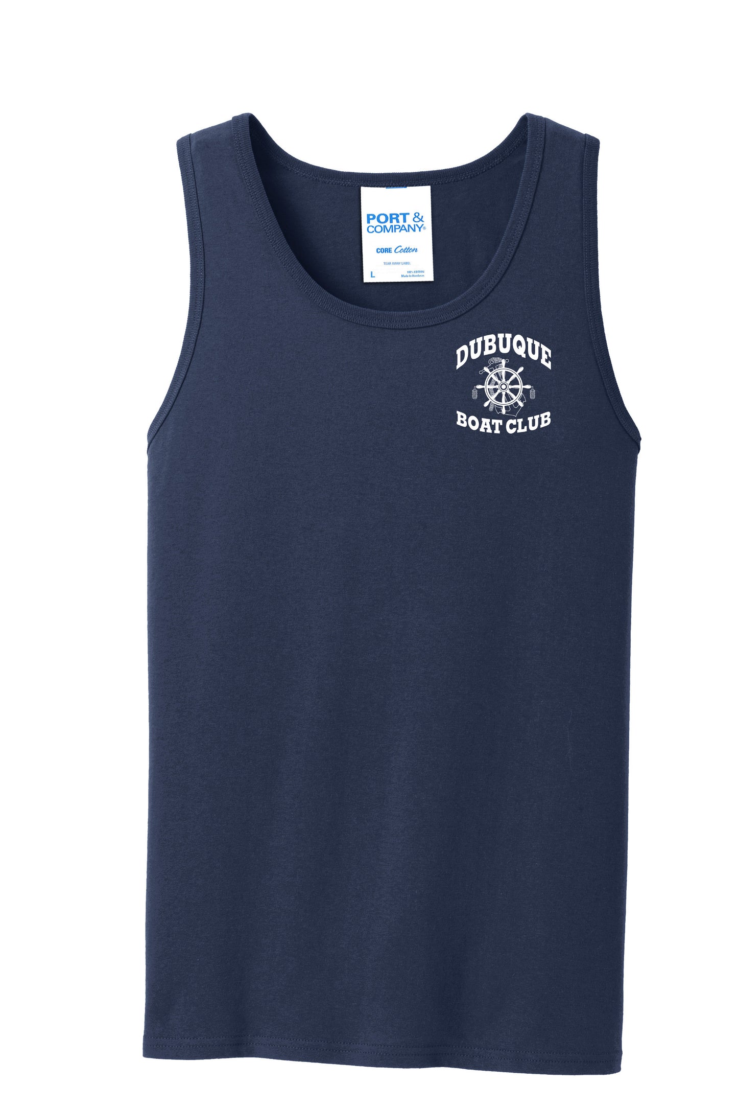 PC54TT- DBQ BOAT CLUB Port & Company® Core Cotton Tank Top
