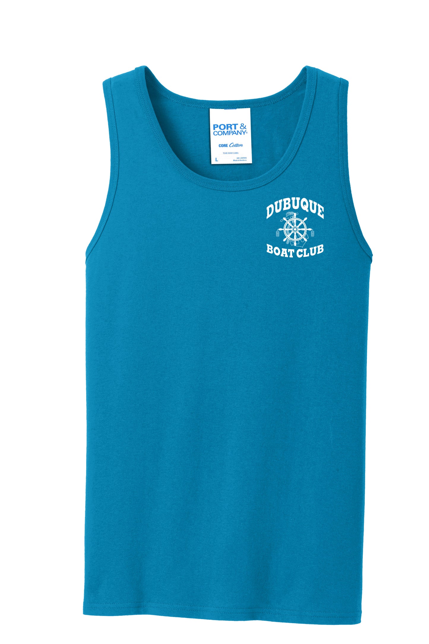 PC54TT- DBQ BOAT CLUB Port & Company® Core Cotton Tank Top