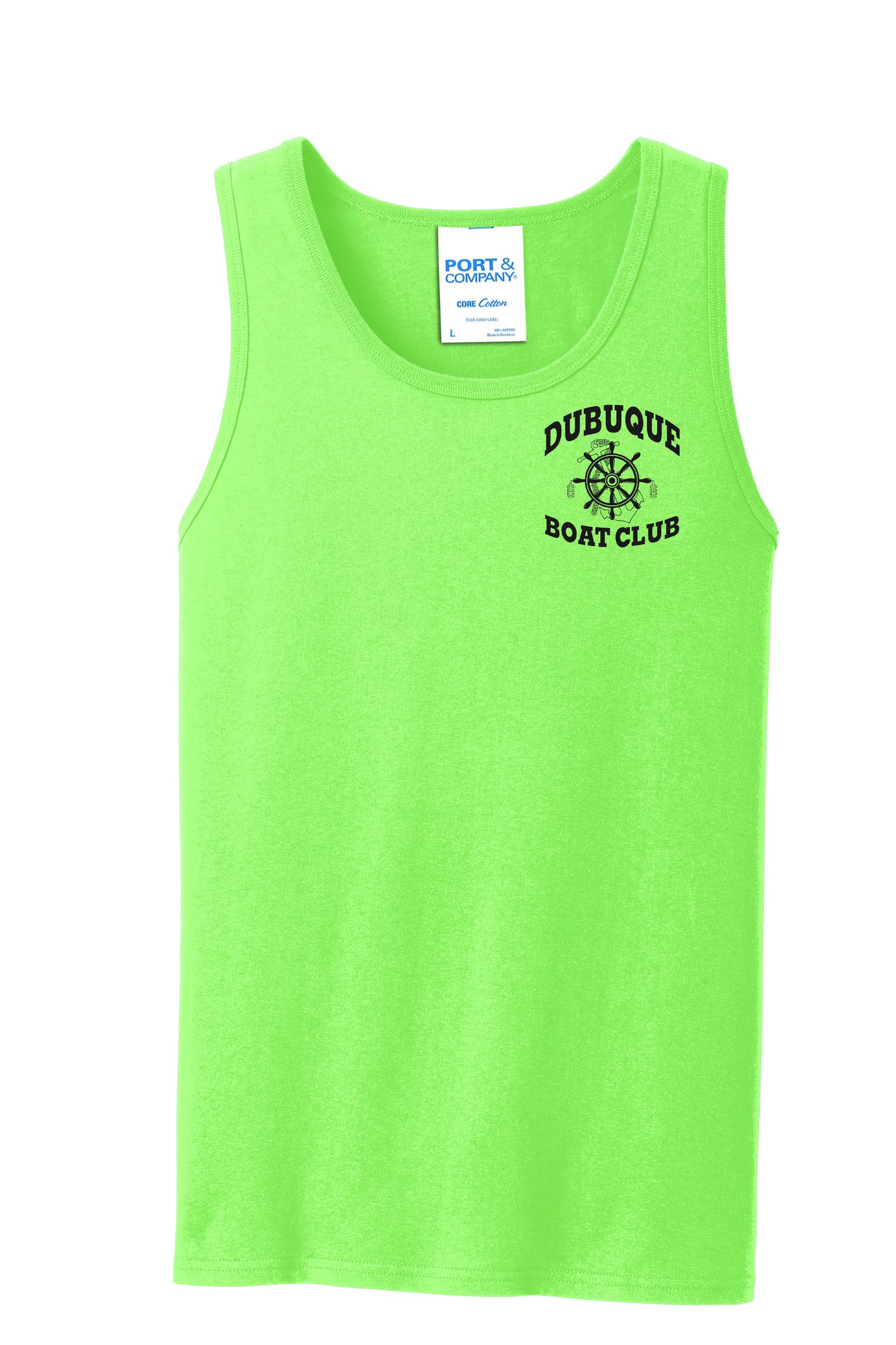 PC54TT- DBQ BOAT CLUB Port & Company® Core Cotton Tank Top