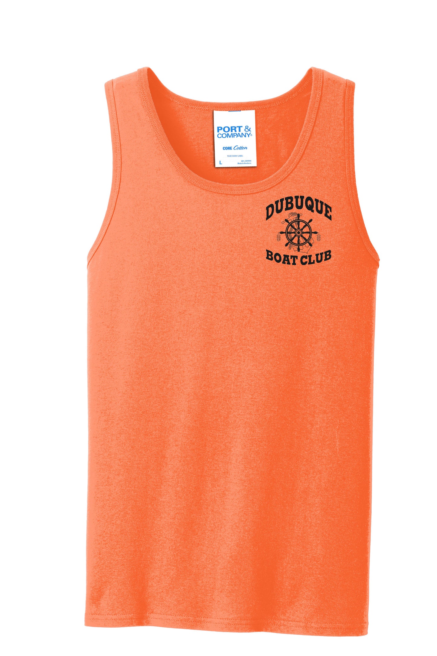PC54TT- DBQ BOAT CLUB Port & Company® Core Cotton Tank Top