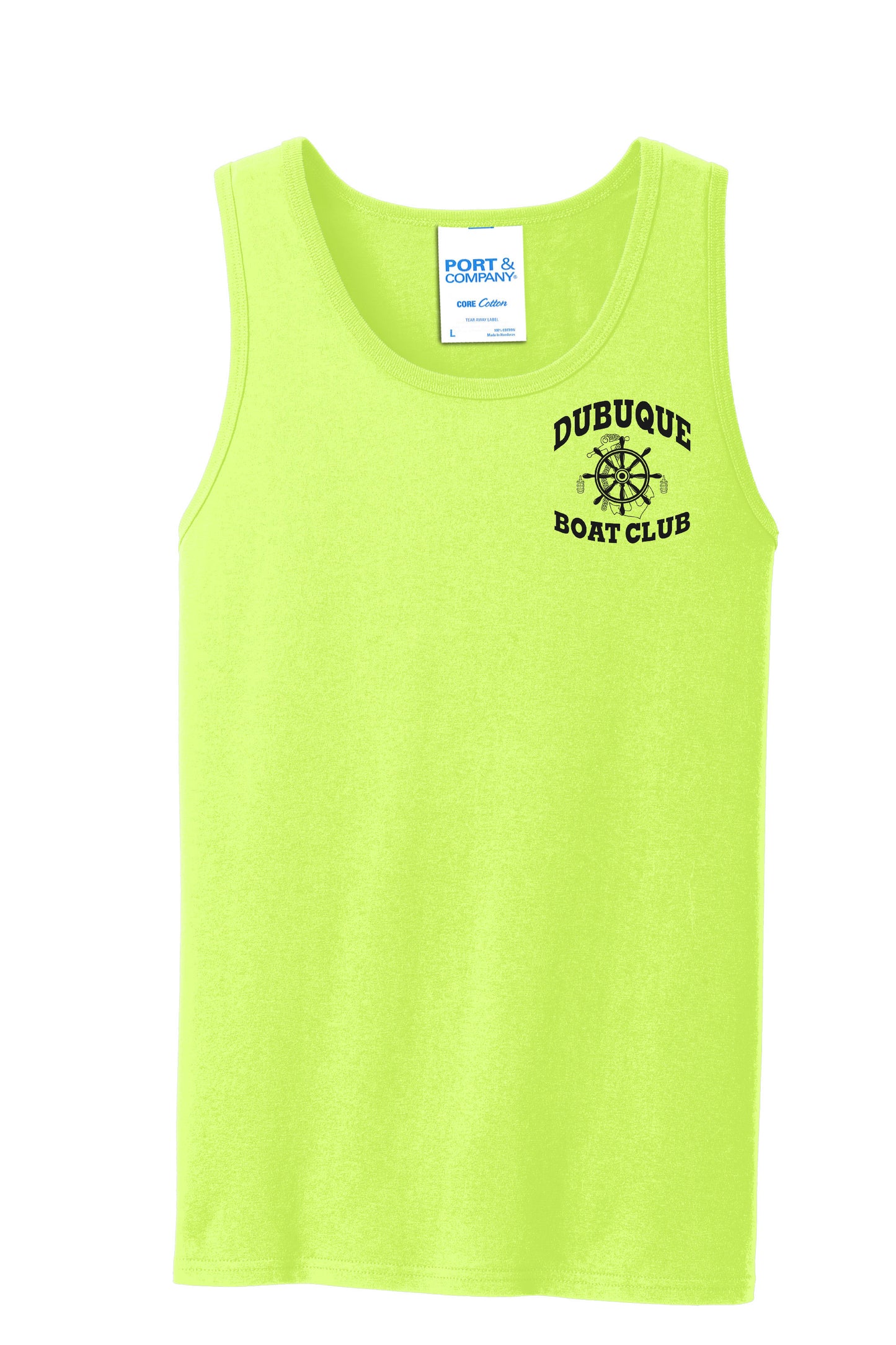 PC54TT- DBQ BOAT CLUB Port & Company® Core Cotton Tank Top