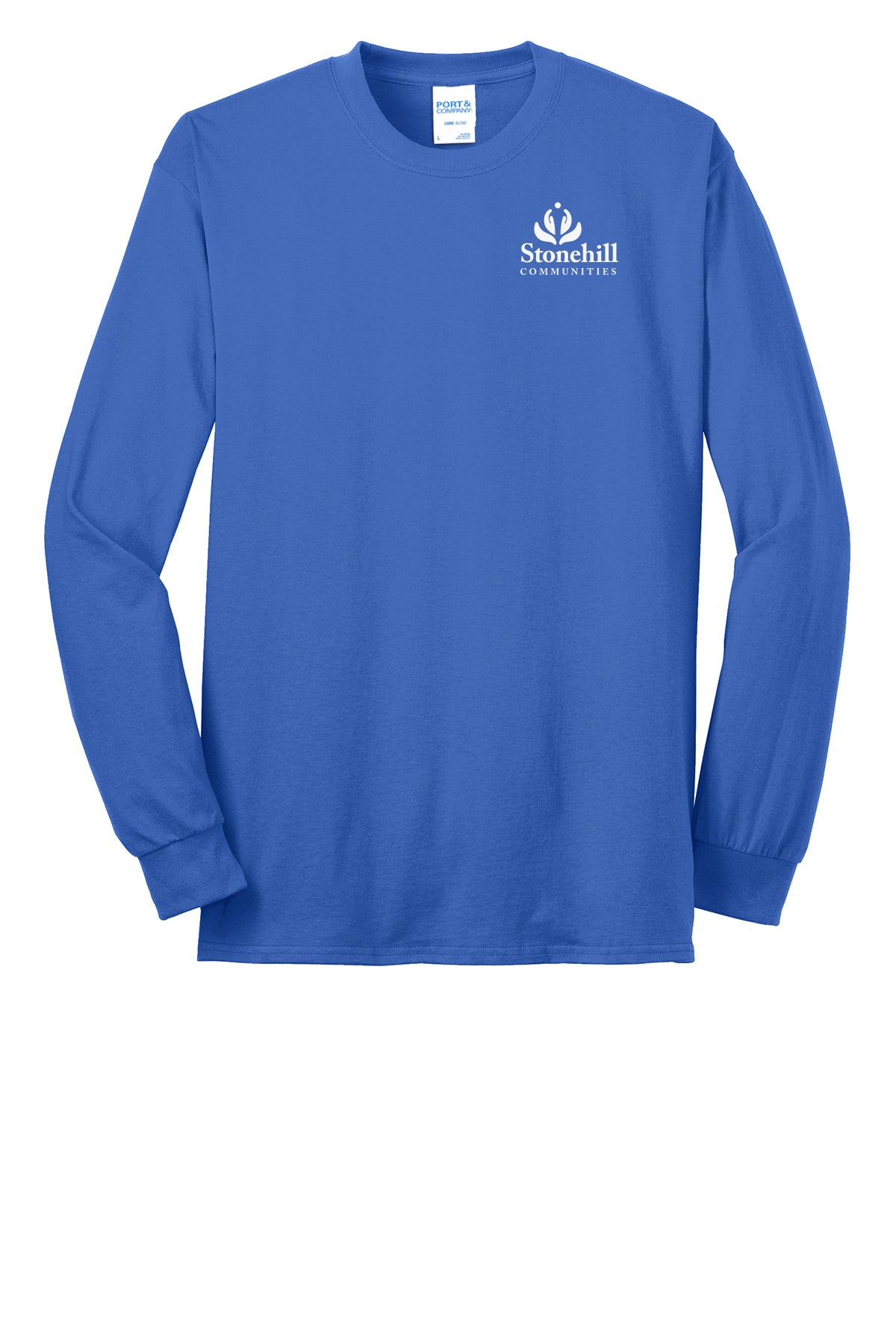 PC55LS- STONEHILL Port & Company® Long Sleeve Core Blend Tee