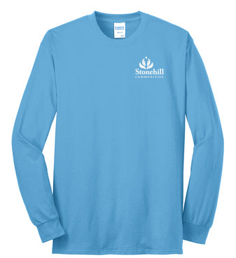 PC55LS- STONEHILL Port & Company® Long Sleeve Core Blend Tee