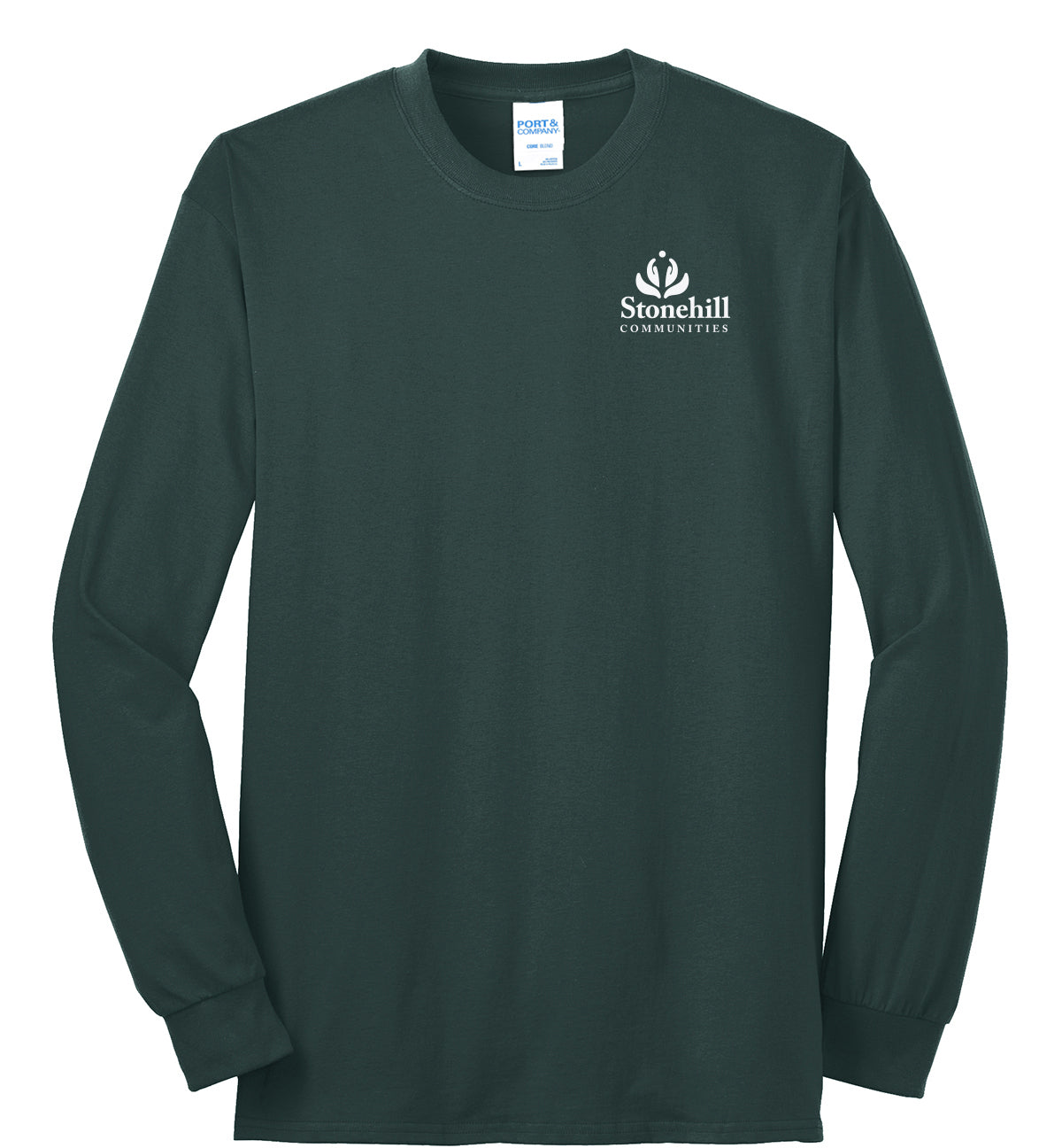 PC55LS- STONEHILL Port & Company® Long Sleeve Core Blend Tee