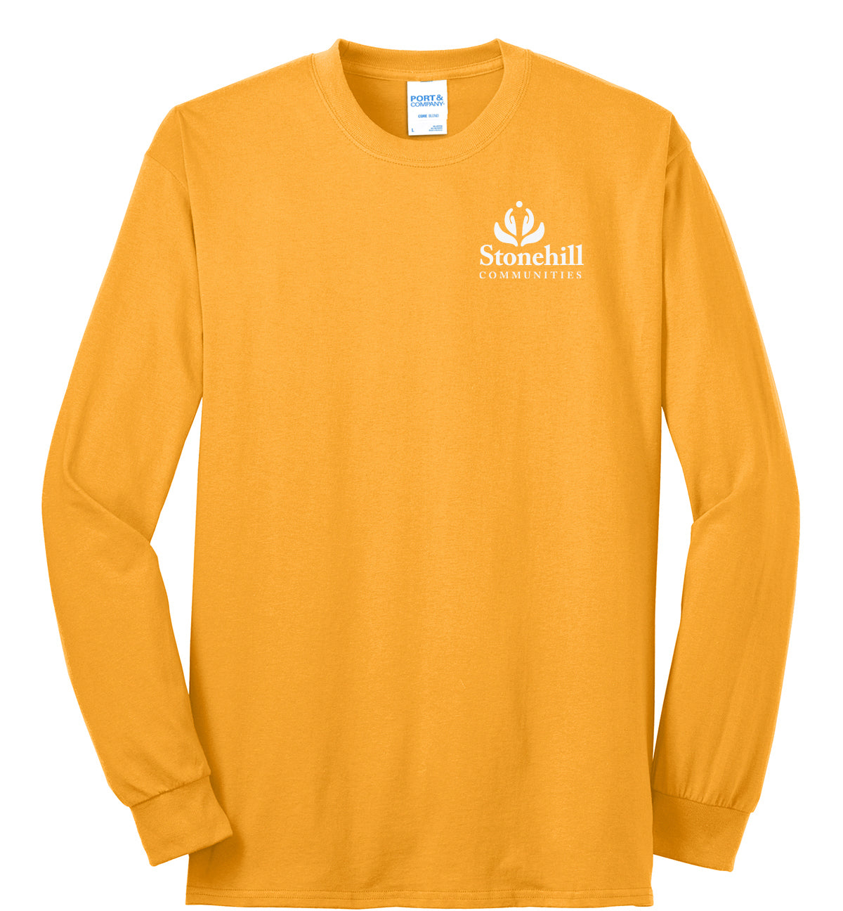 PC55LS- STONEHILL Port & Company® Long Sleeve Core Blend Tee