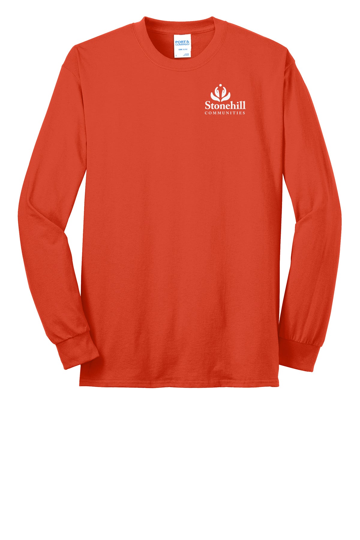 PC55LS- STONEHILL Port & Company® Long Sleeve Core Blend Tee