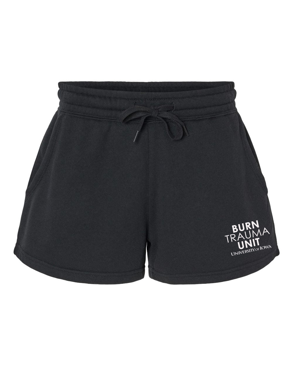 PRM20SRT- U OF I BURN UNIT Women’s Lightweight California Wave Wash Fleece Shorts