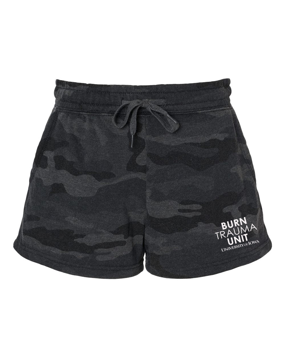 PRM20SRT- U OF I BURN UNIT Women’s Lightweight California Wave Wash Fleece Shorts