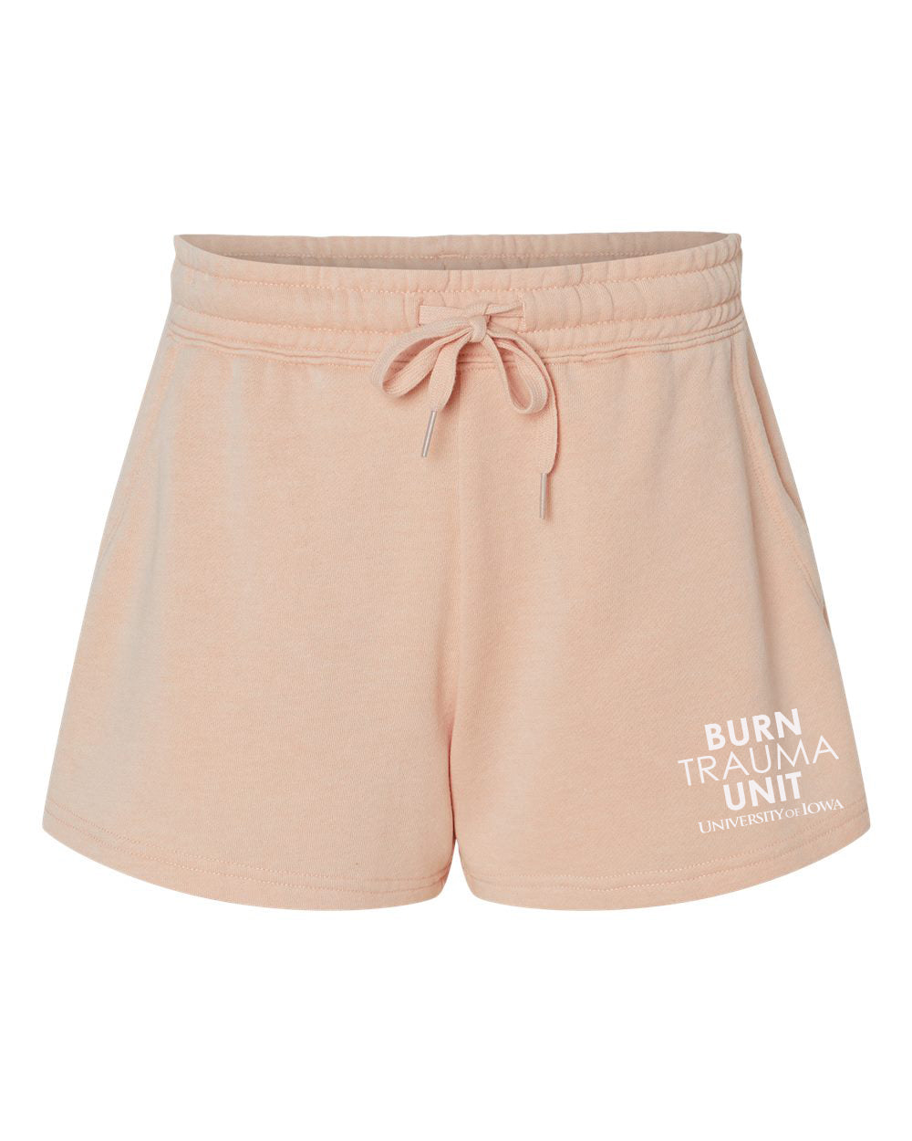 PRM20SRT- U OF I BURN UNIT Women’s Lightweight California Wave Wash Fleece Shorts