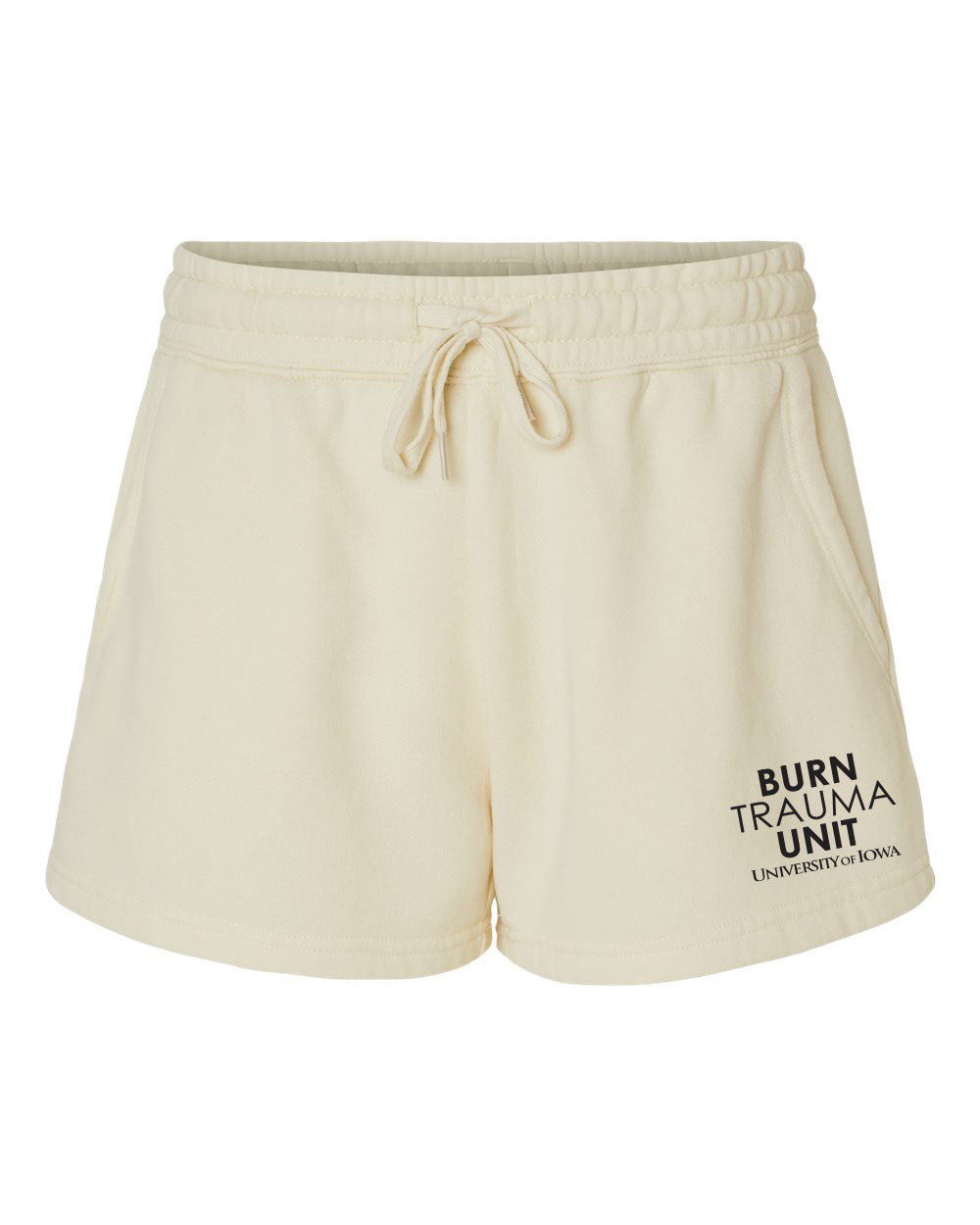 PRM20SRT- U OF I BURN UNIT Women’s Lightweight California Wave Wash Fleece Shorts