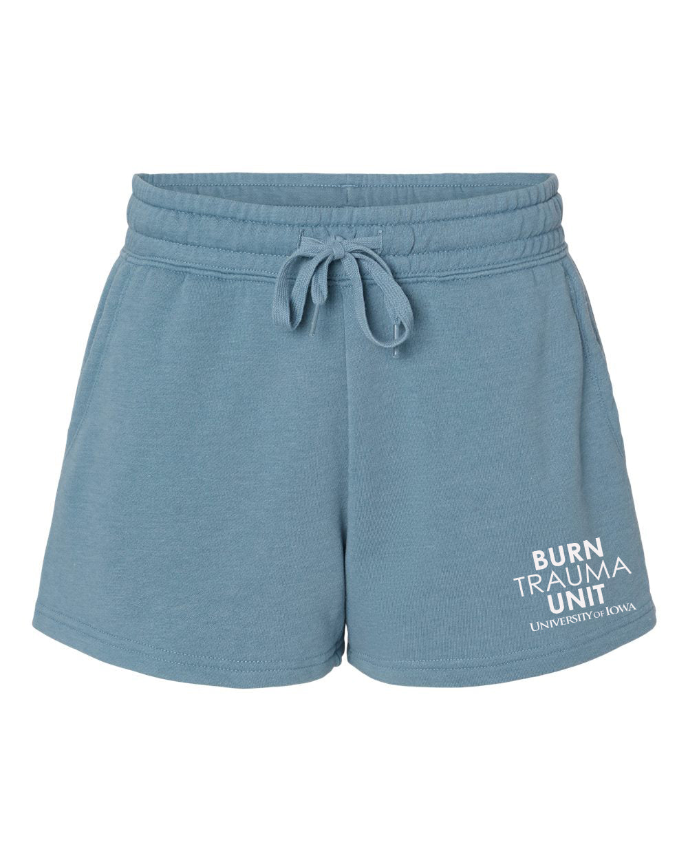 PRM20SRT- U OF I BURN UNIT Women’s Lightweight California Wave Wash Fleece Shorts