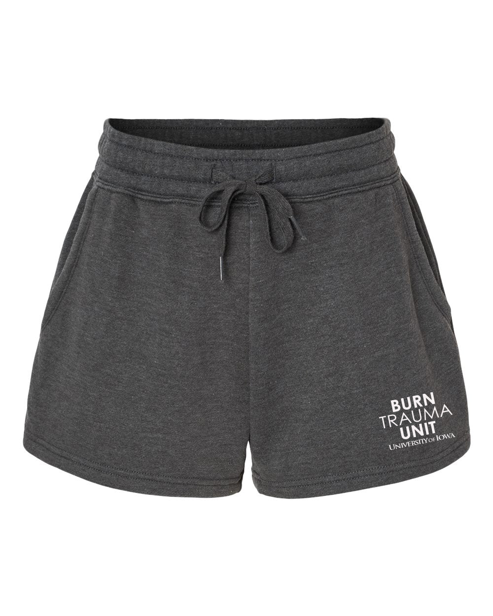 PRM20SRT- U OF I BURN UNIT Women’s Lightweight California Wave Wash Fleece Shorts