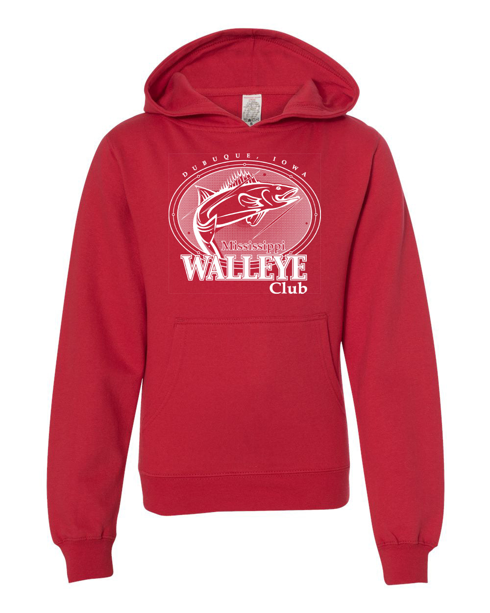SS4001Y- MISSISSIPPI WALLEYE CLUB Youth Hooded Sweatshirt