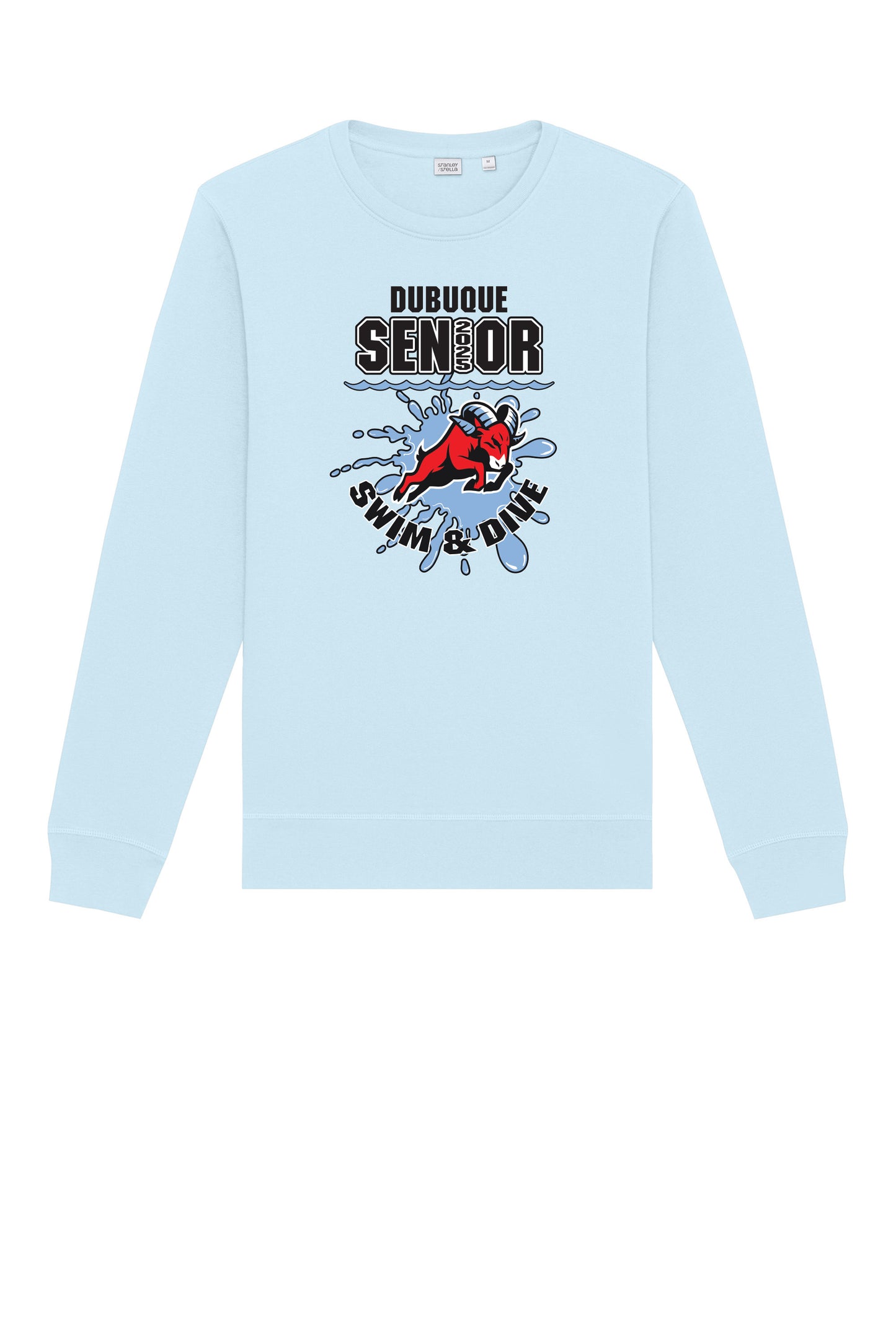 SXU010- DBQ SENIOR SWIM Stanley/Stella Unisex Roller Crewneck Sweatshirt