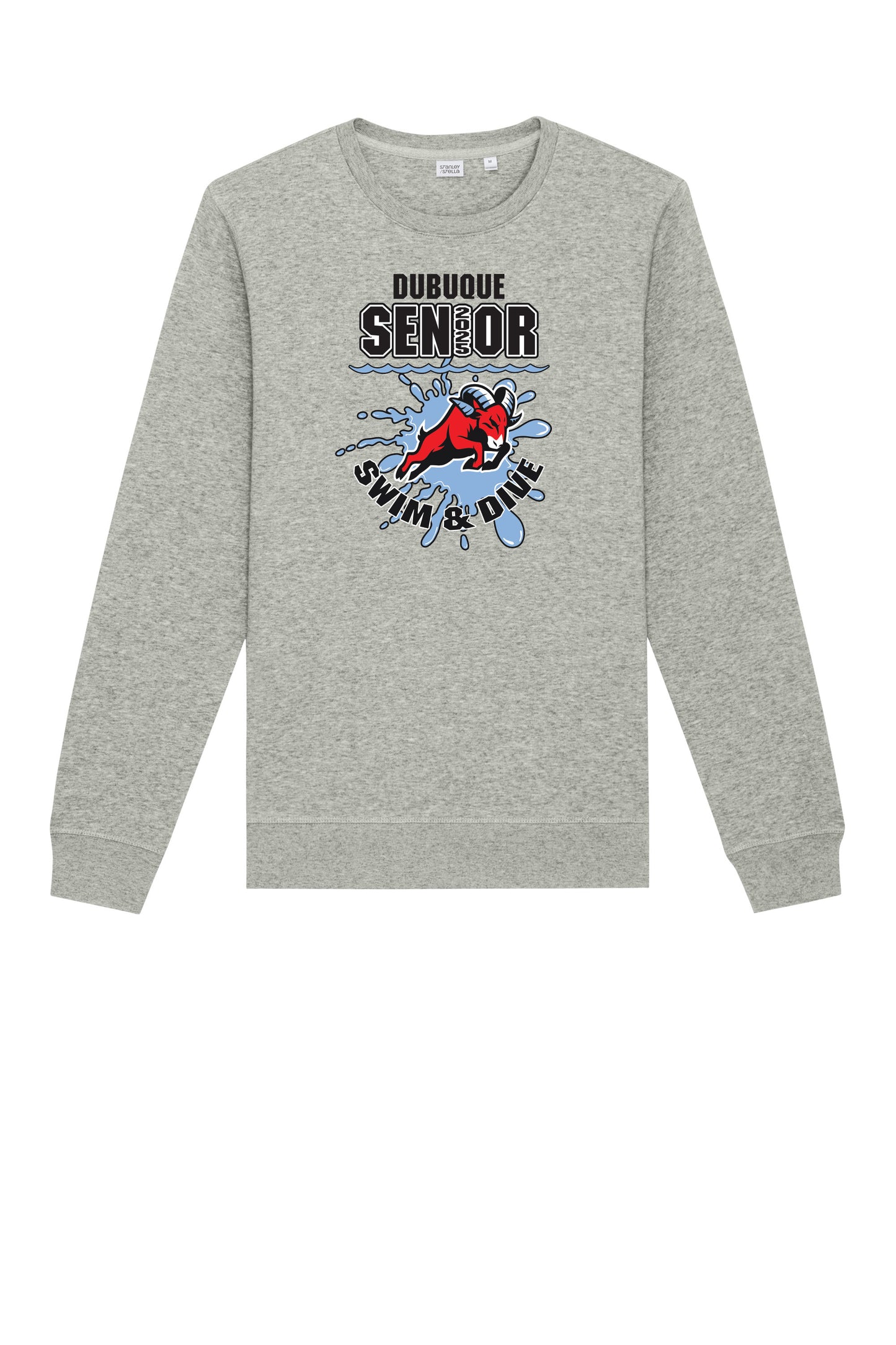 SXU010- DBQ SENIOR SWIM Stanley/Stella Unisex Roller Crewneck Sweatshirt