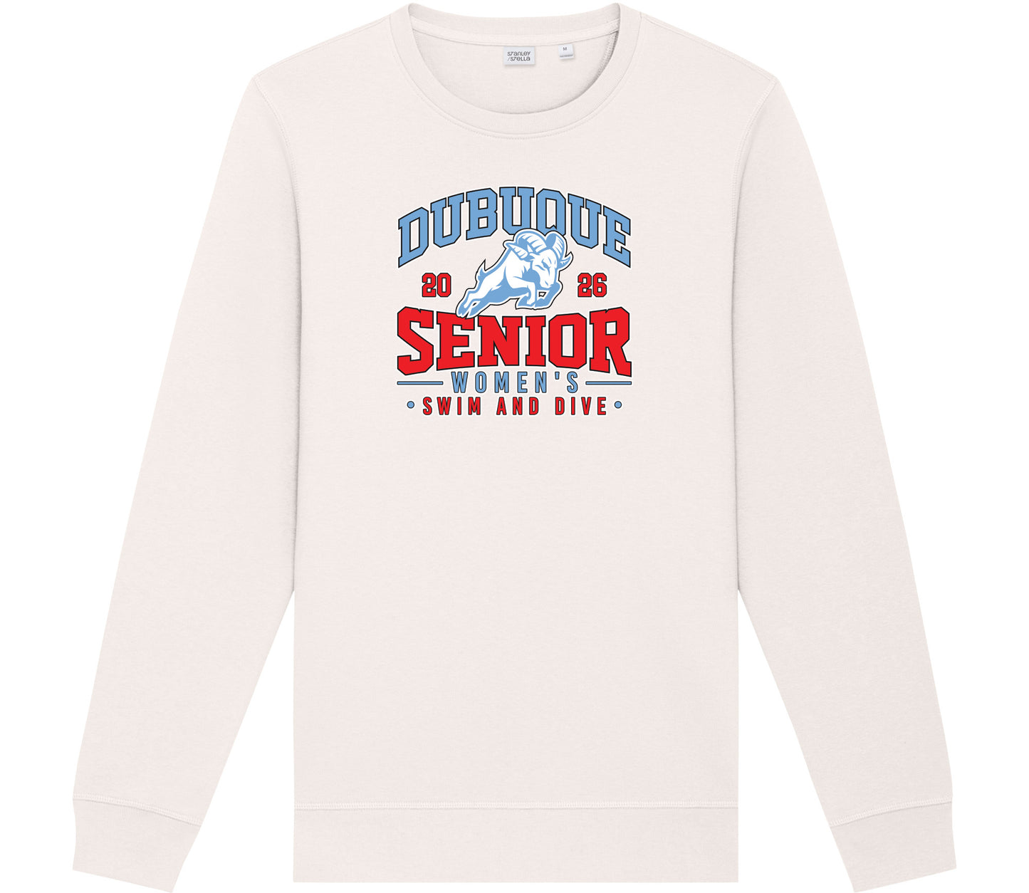 SXU010- DBQ SENIOR SWIM Stanley/Stella Unisex Roller Crewneck Sweatshirt