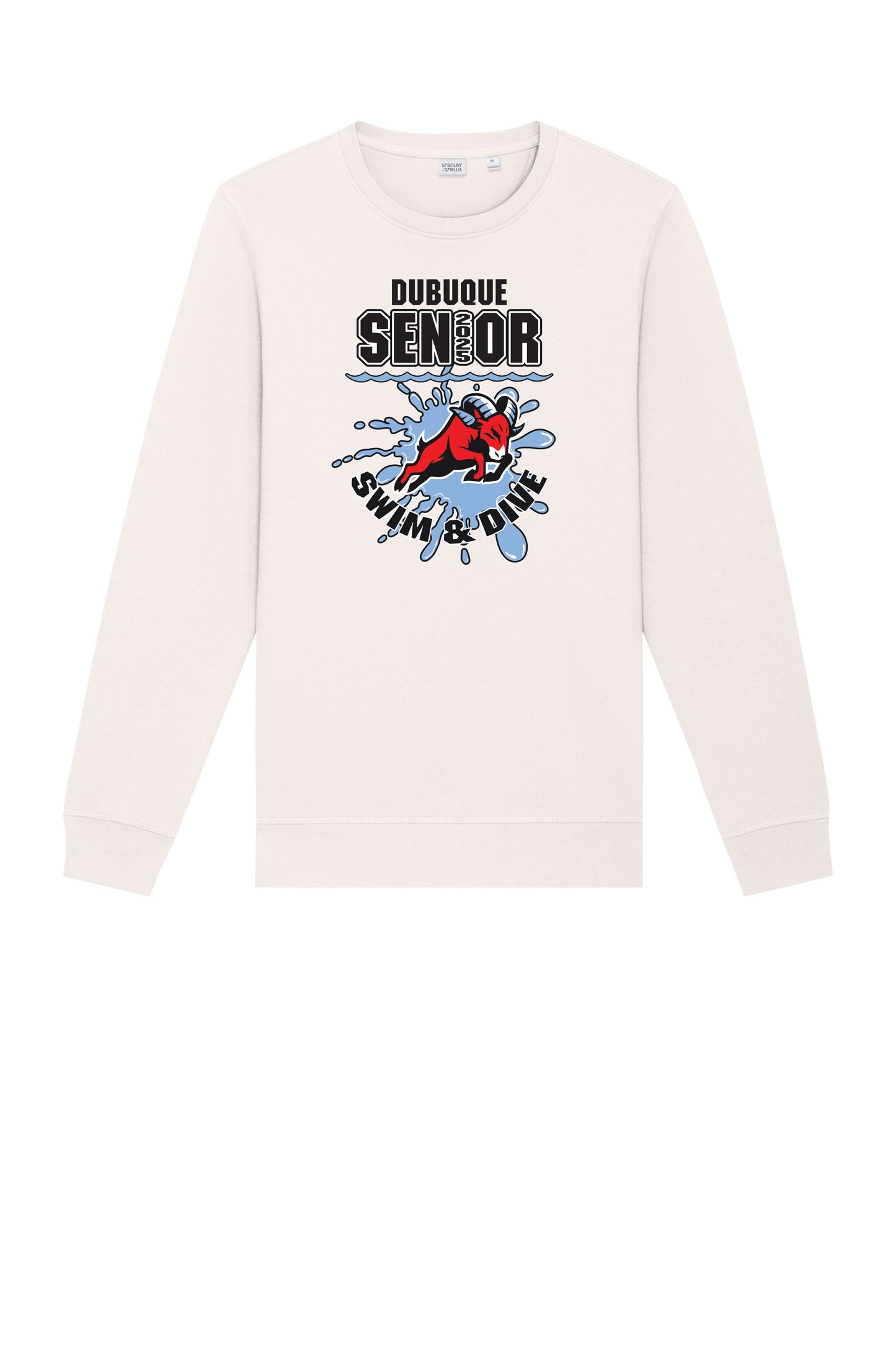 SXU010- DBQ SENIOR SWIM Stanley/Stella Unisex Roller Crewneck Sweatshirt