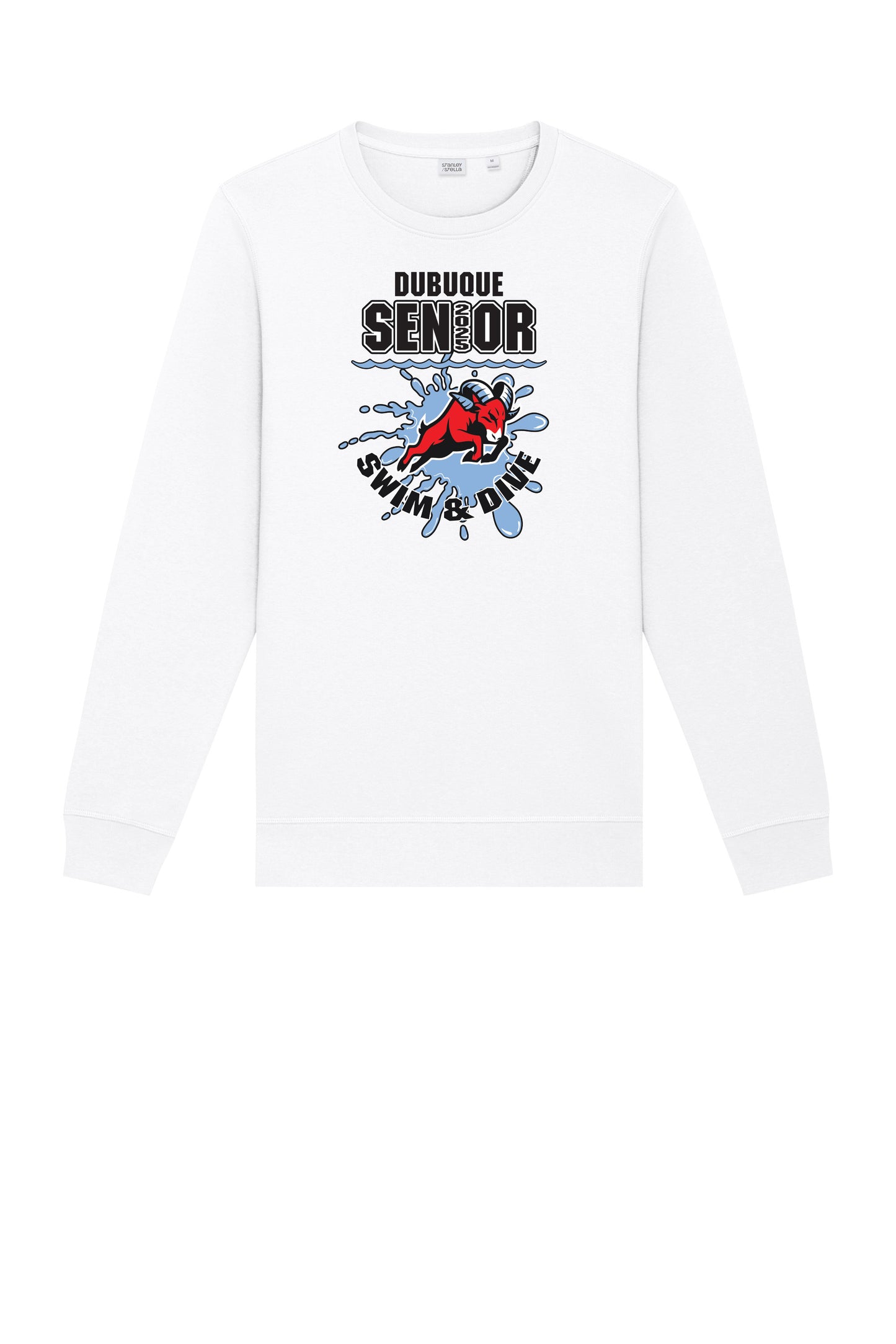 SXU010- DBQ SENIOR SWIM Stanley/Stella Unisex Roller Crewneck Sweatshirt