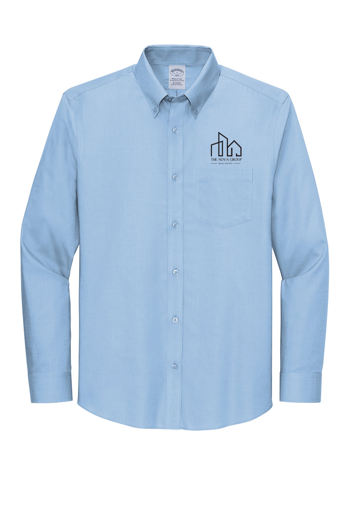 TBB18002- NOVA GROUP Brooks Brothers® Tall Wrinkle-Free Stretch Nailhead Shirt