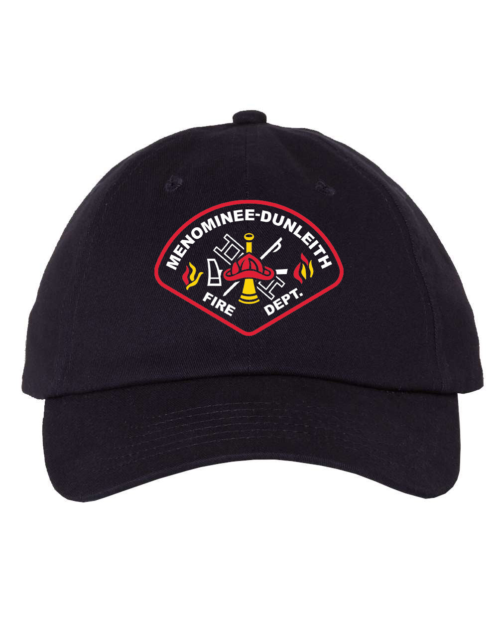 VC200- MENOMINEE FIRE DEPT. Brushed Twill Cap