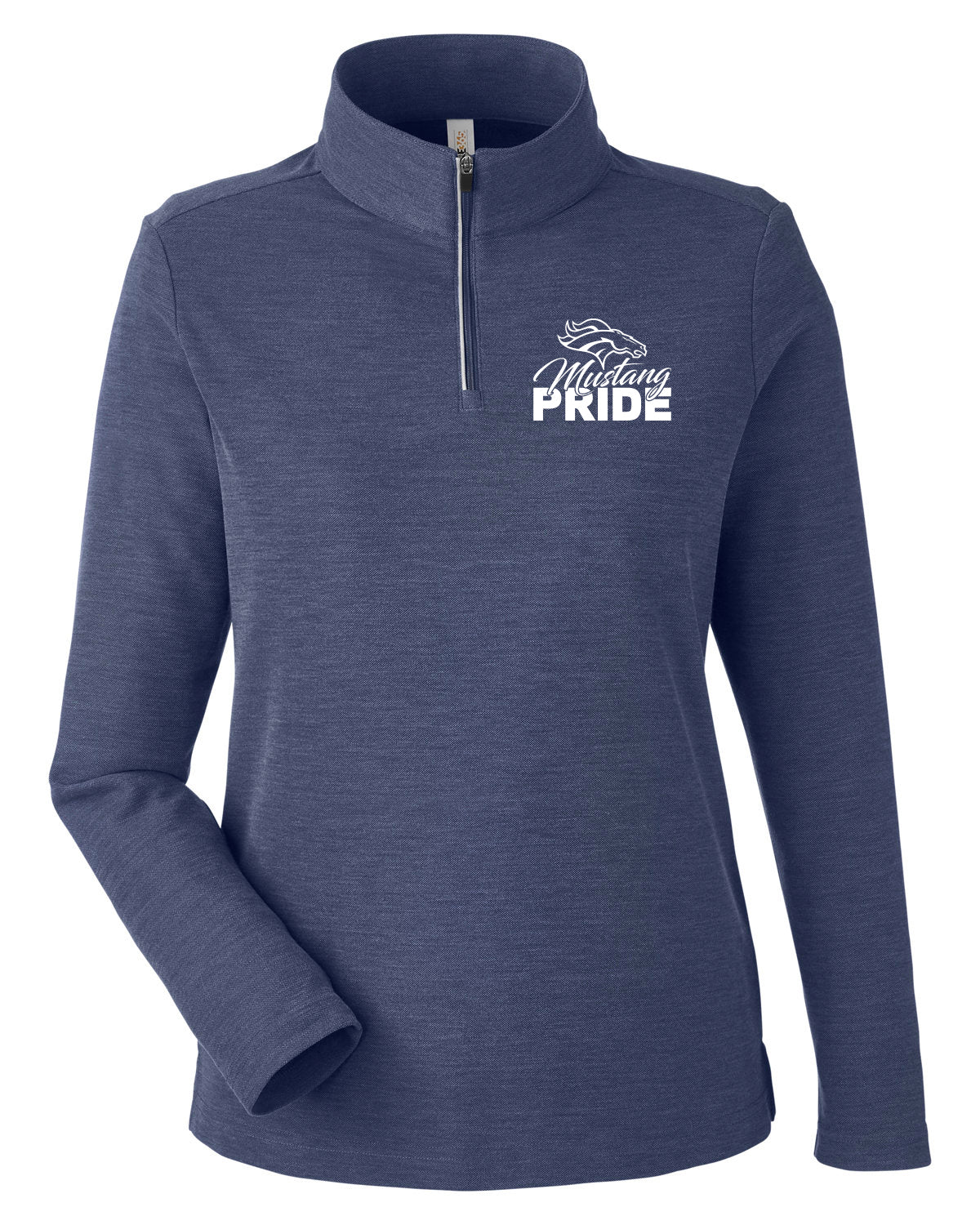 CE405W- HEMPSTEAD STAFF CORE365 Ladies' Fusion ChromaSoft™ Pique Quarter-Zip