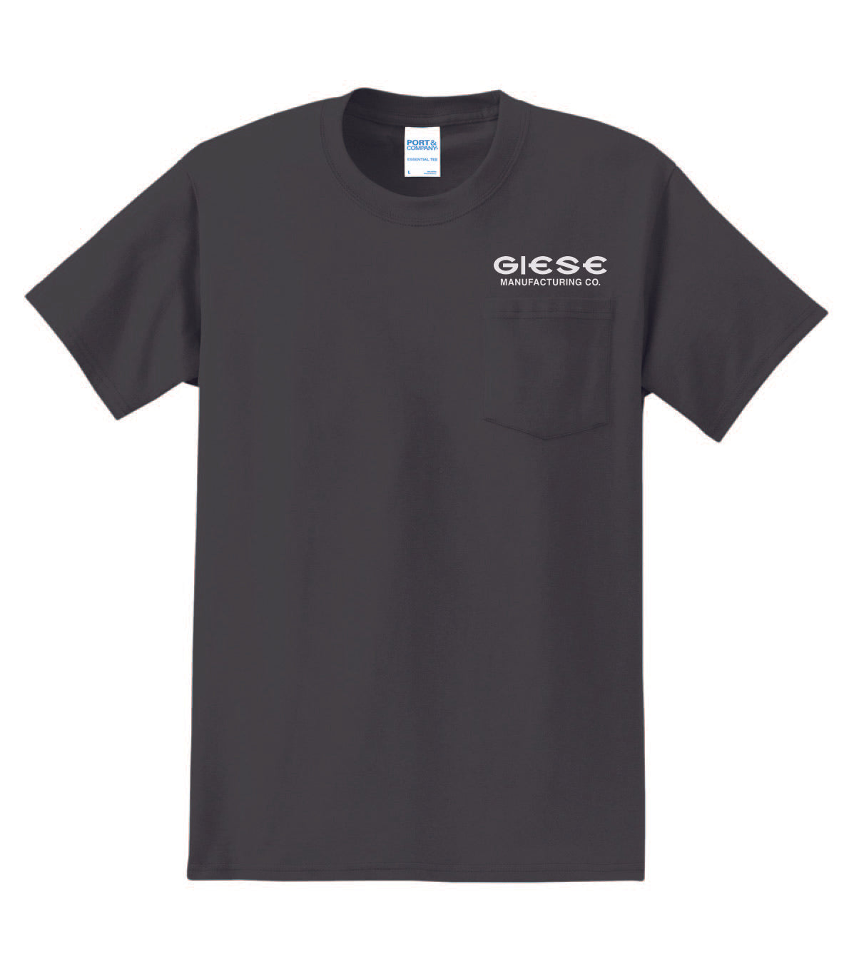 PC61PT- GIESE MFG Port & Company® Tall Essential Pocket Tee