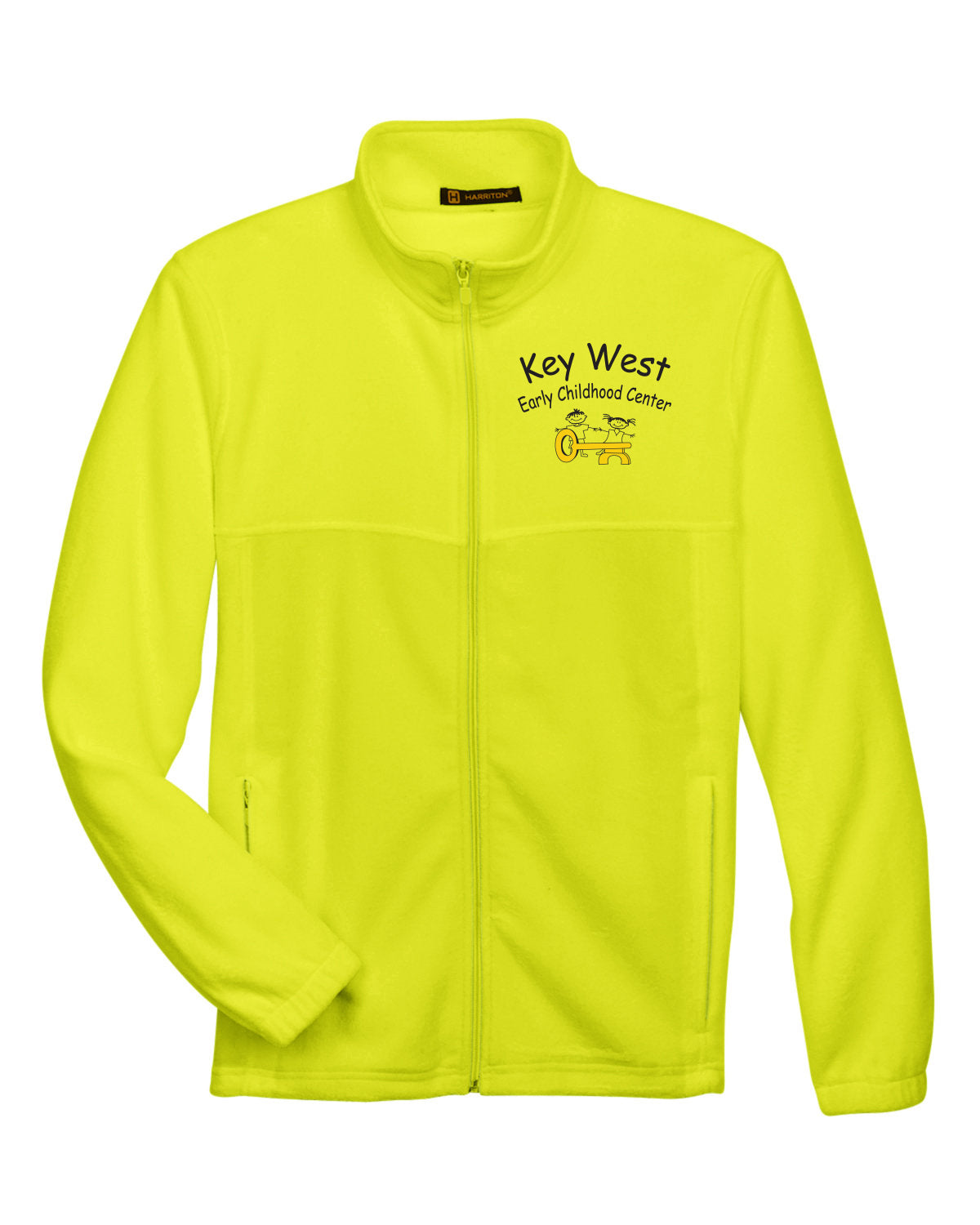 M990- KEY WEST EARLY CHILDHOOD Harriton Men's 8 oz. Full-Zip Fleece