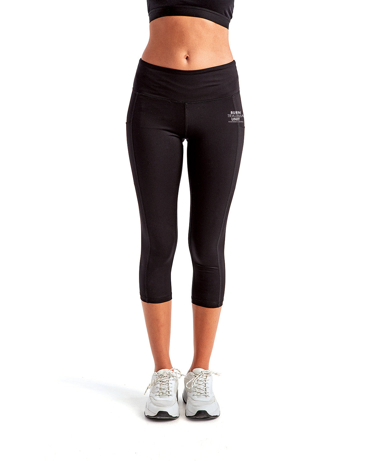 TD533- U OF I BURN UNIT TriDri Ladies' Three-Quarter Performance Leggings