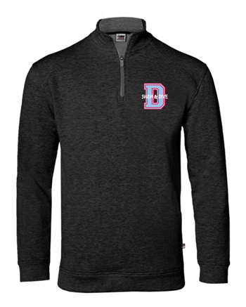 1060- DBQ SENIOR SWIM FitFlex French Terry Quarter-Zip Sweatshirt