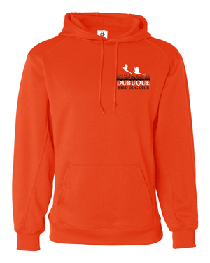 1454- DBQ BIRD DOG CLUB Performance Fleece Hooded Sweatshirt