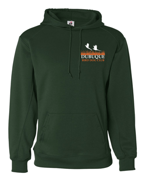 1454- DBQ BIRD DOG CLUB Performance Fleece Hooded Sweatshirt