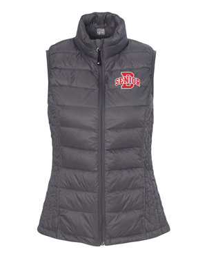 16700W- DBQ SENIOR BOOSTER CLUB Women's 32 Degrees Packable Down Vest
