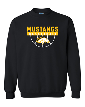 18000- MUSTANG BASKETBALL Heavy Blend™ Crewneck Sweatshirt